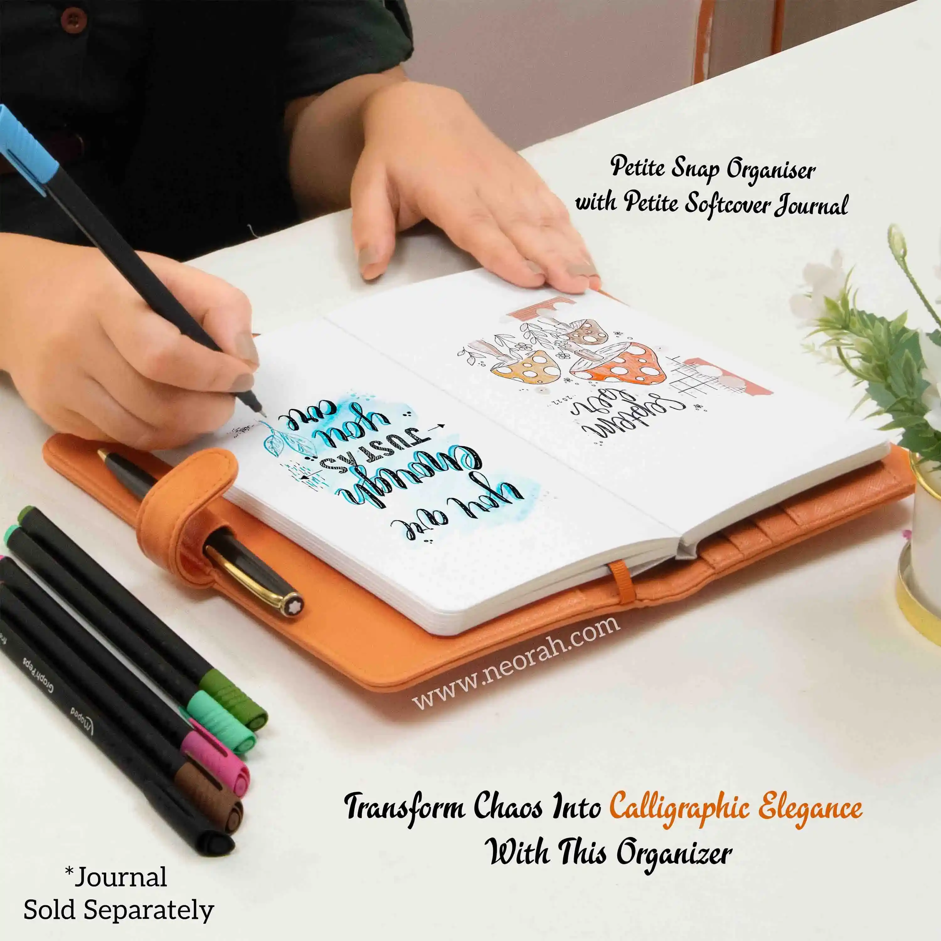 PETITE - REFILLABLE ORGANISER SLEEVE - SNAP BUTTON - Image 139