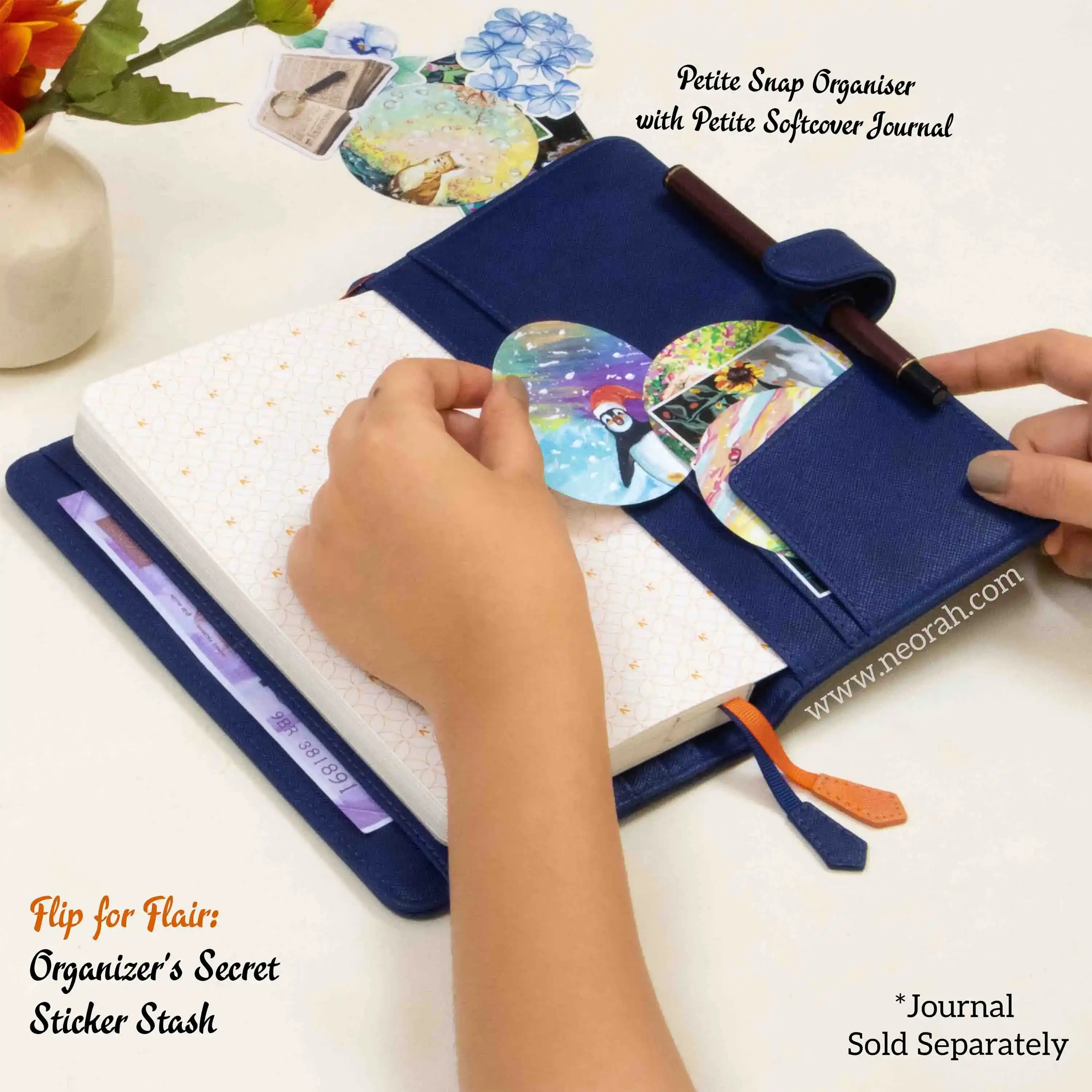 PETITE - REFILLABLE ORGANISER SLEEVE - SNAP BUTTON - Image 74