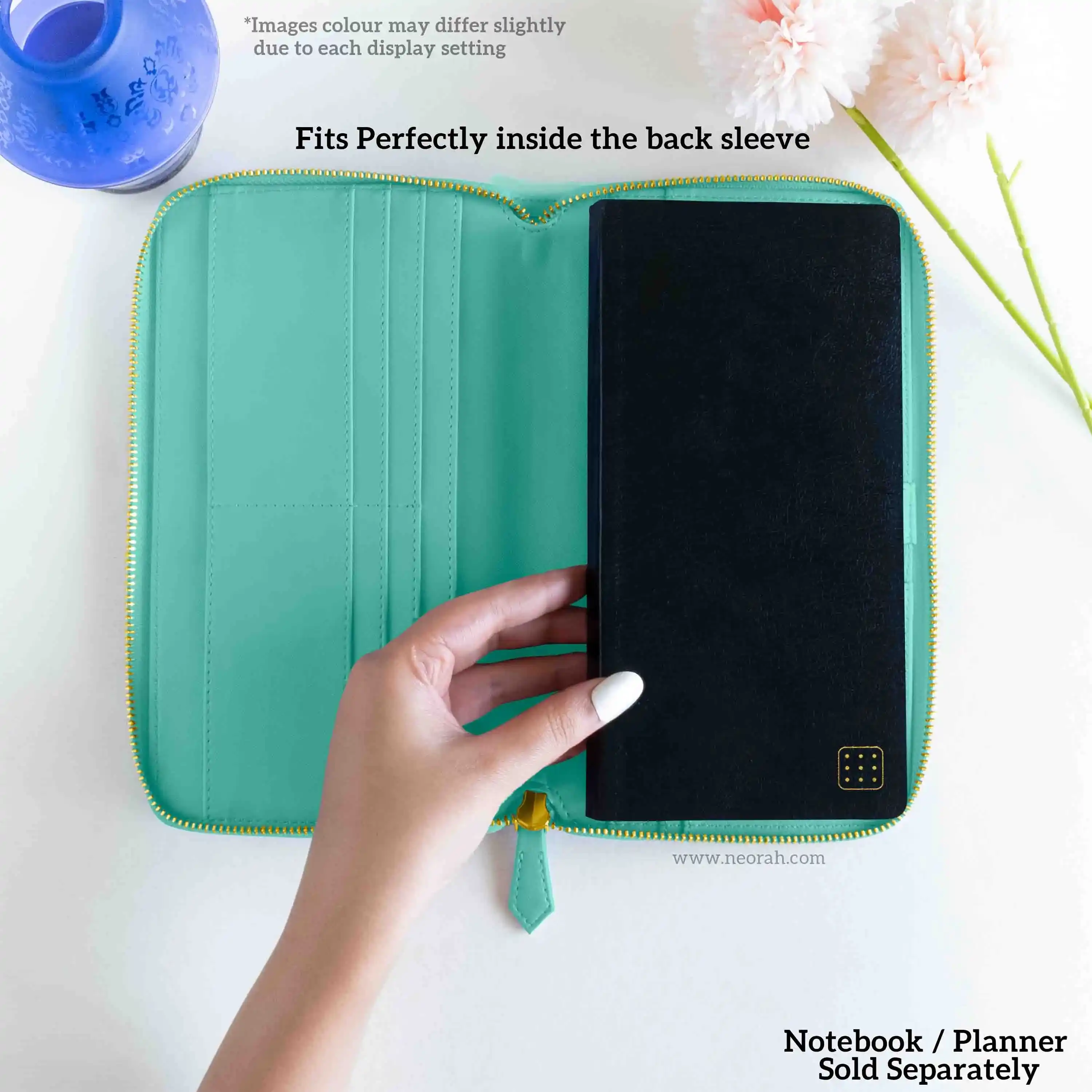 PETITE - REFILLABLE QUILTED ORGANISER SLEEVE - ZIP - Image 126