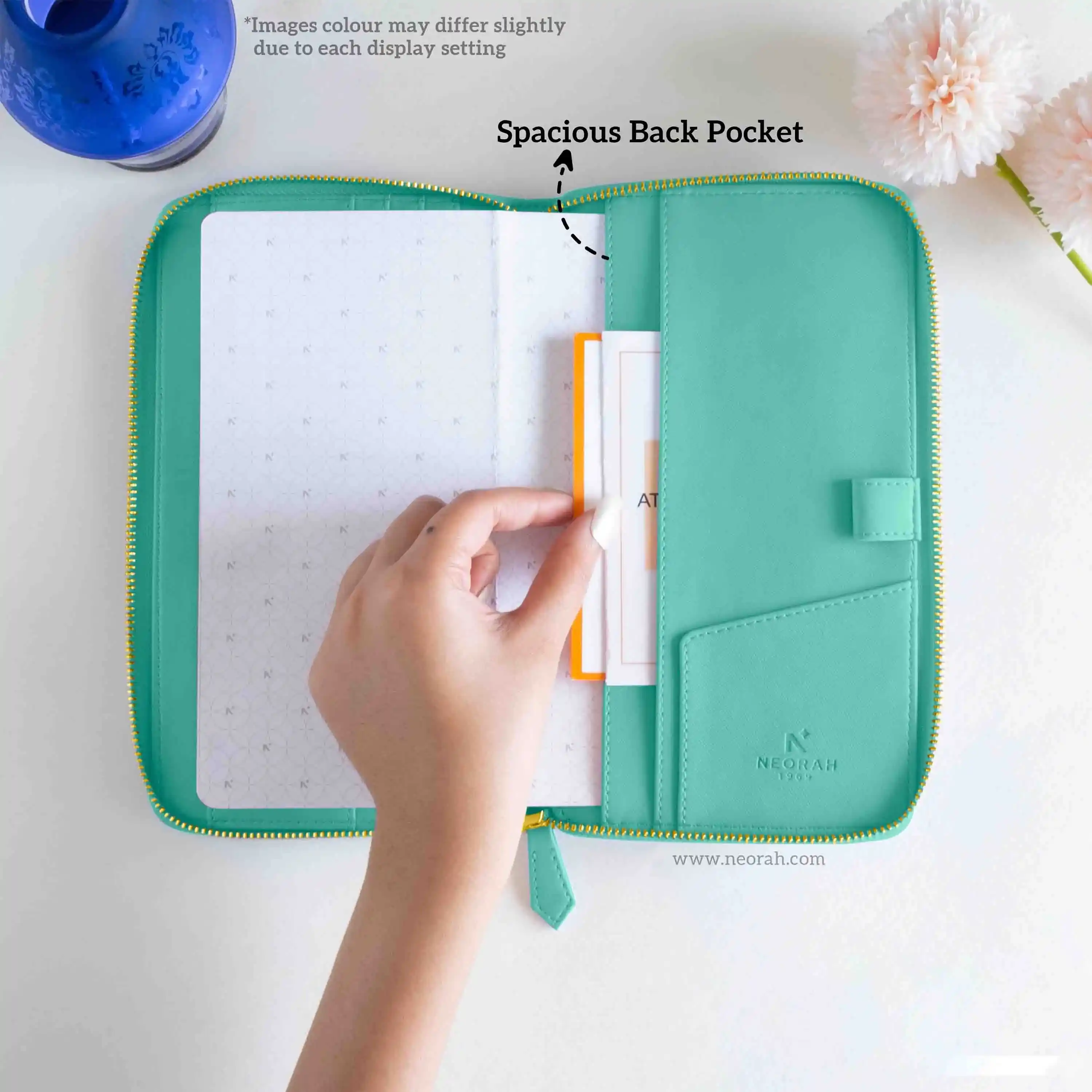 PETITE - REFILLABLE QUILTED ORGANISER SLEEVE - ZIP - Image 129