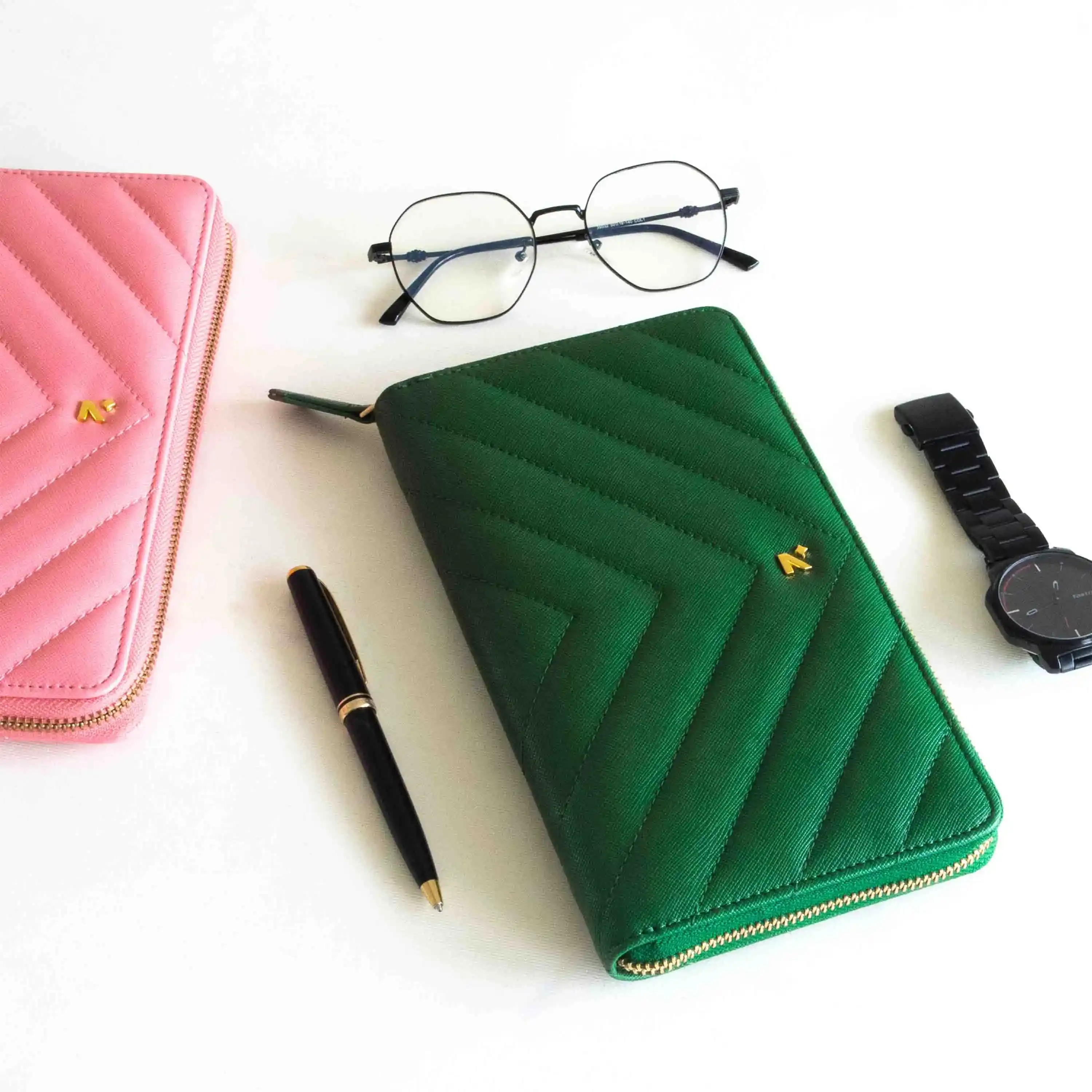 PETITE - REFILLABLE QUILTED ORGANISER SLEEVE - ZIP - Image 13
