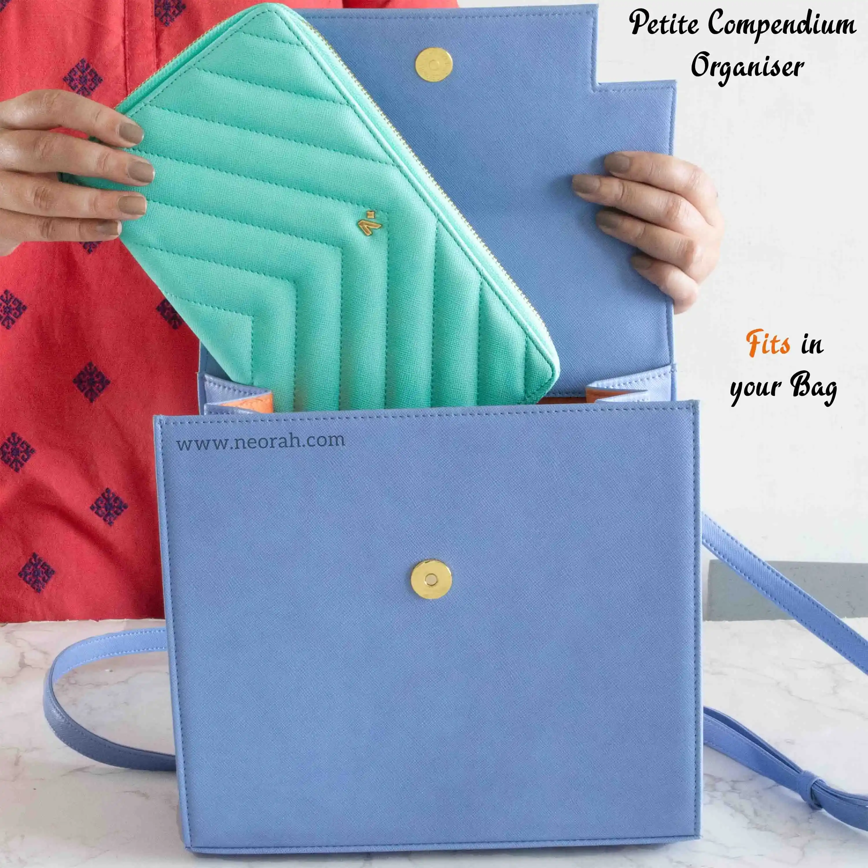 PETITE - REFILLABLE QUILTED ORGANISER SLEEVE - ZIP - Image 133