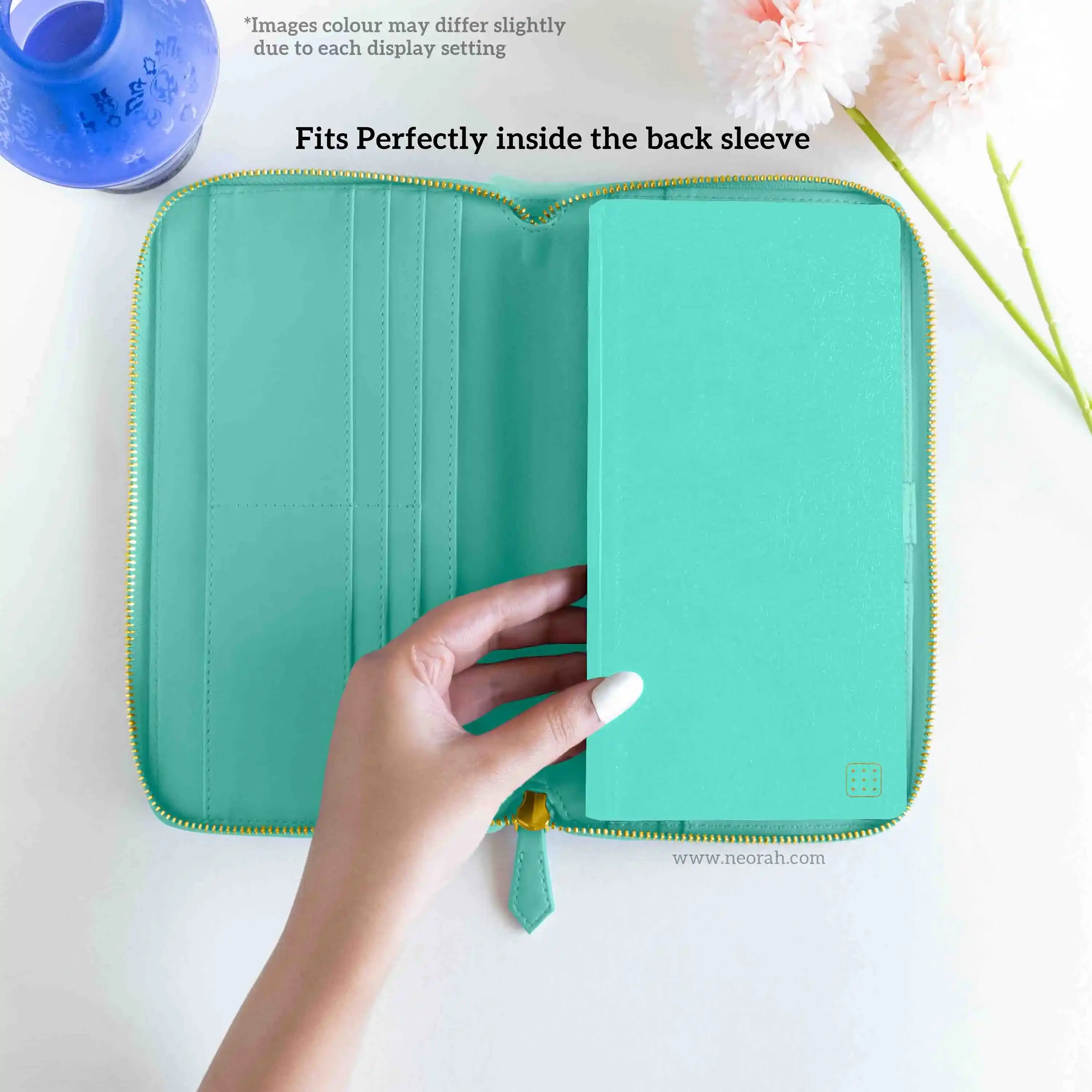 PETITE - REFILLABLE QUILTED ORGANISER SLEEVE - ZIP - Image 134