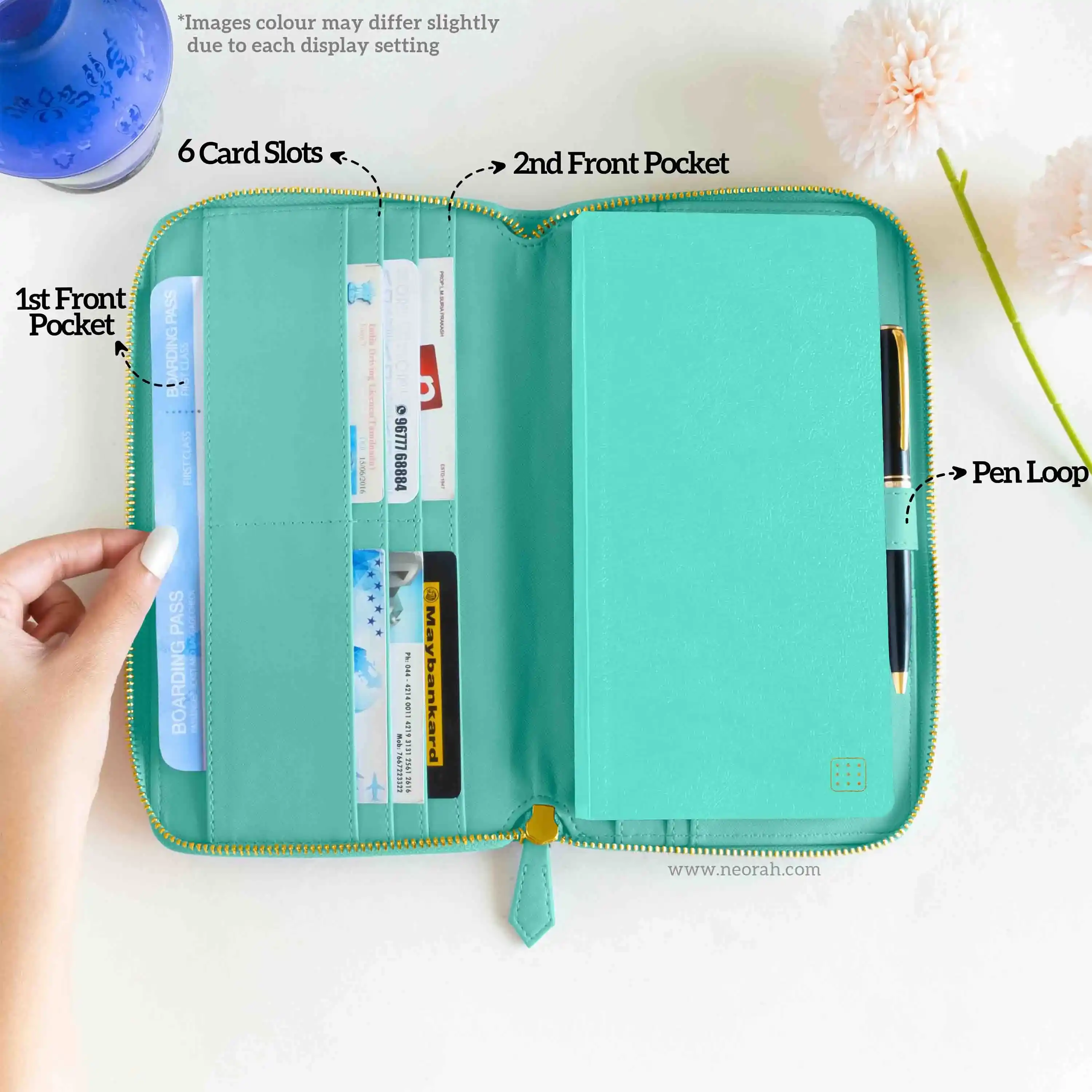PETITE - REFILLABLE QUILTED ORGANISER SLEEVE - ZIP - Image 135