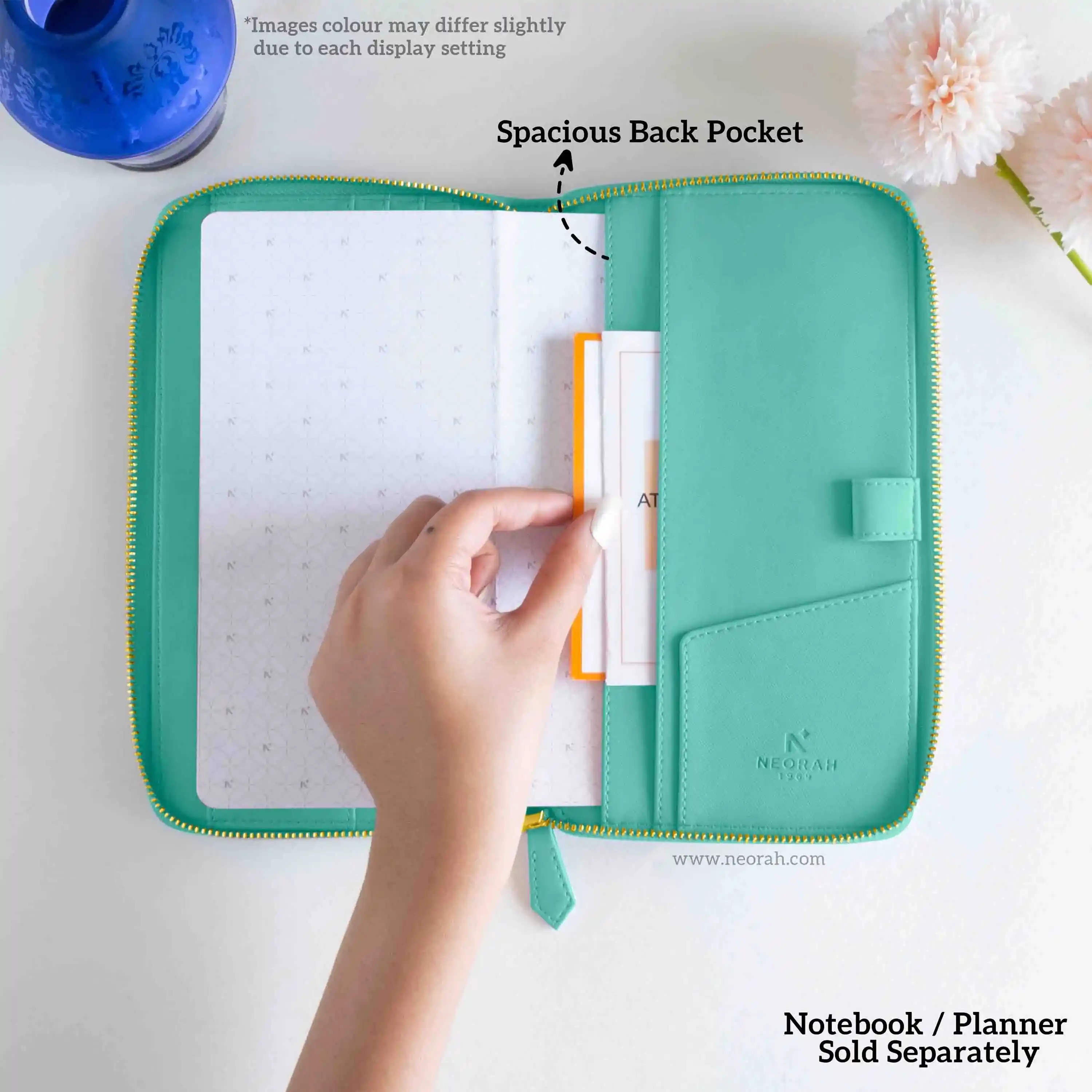 PETITE - REFILLABLE QUILTED ORGANISER SLEEVE - ZIP - Image 137
