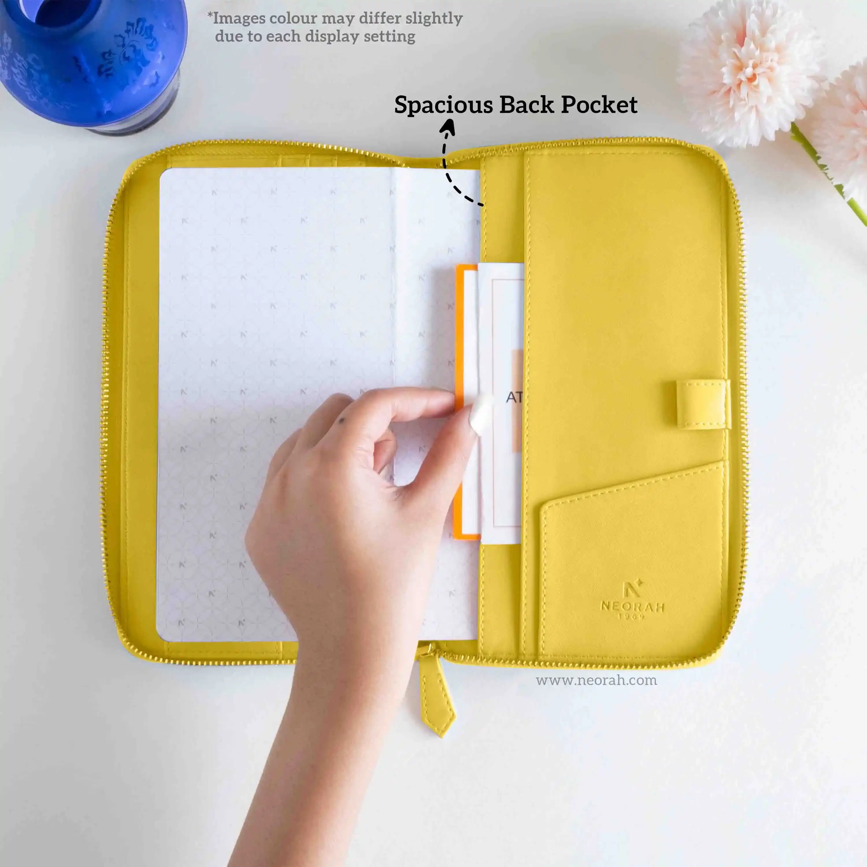 PETITE - REFILLABLE QUILTED ORGANISER SLEEVE - ZIP - Image 153