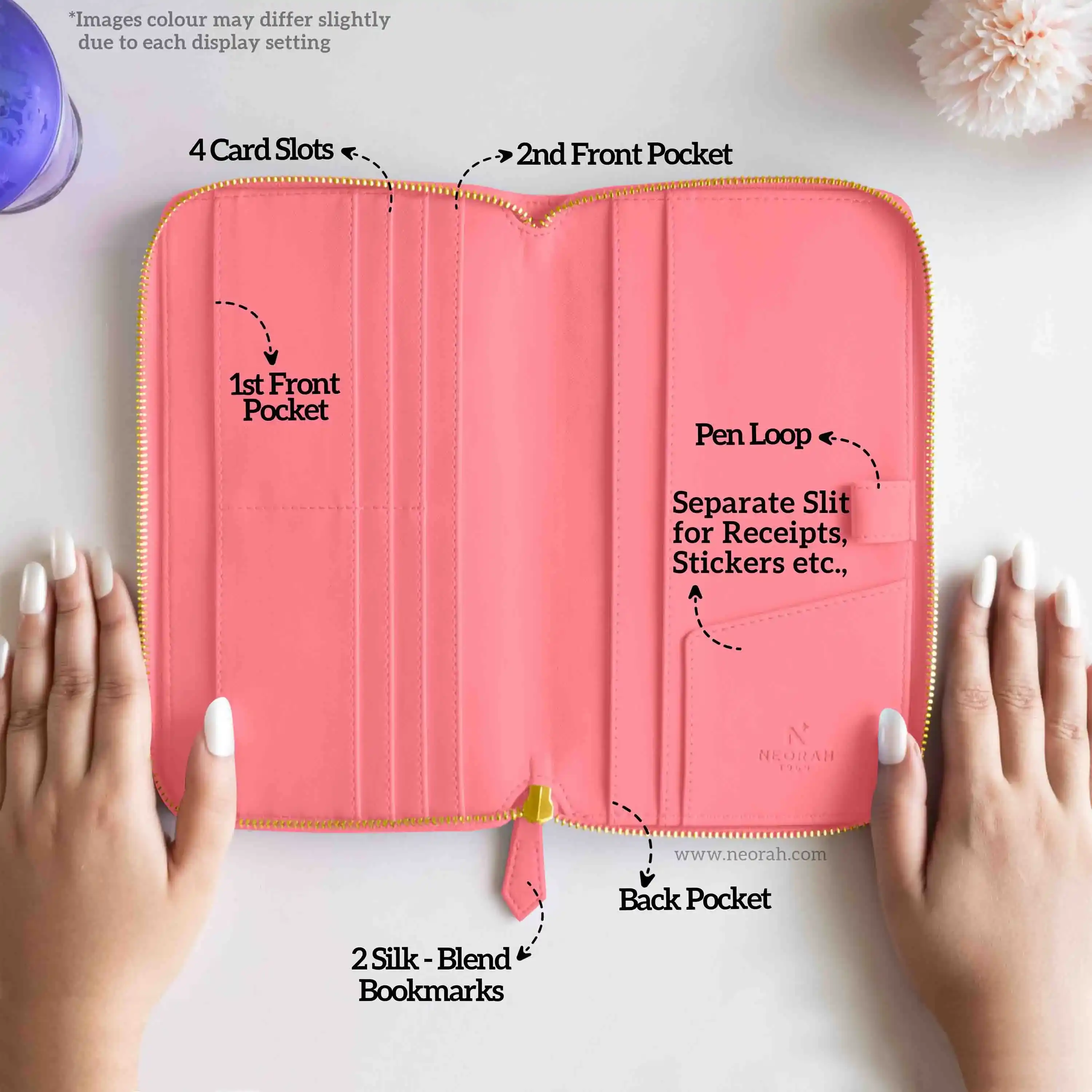 PETITE - REFILLABLE QUILTED ORGANISER SLEEVE - ZIP - Image 156