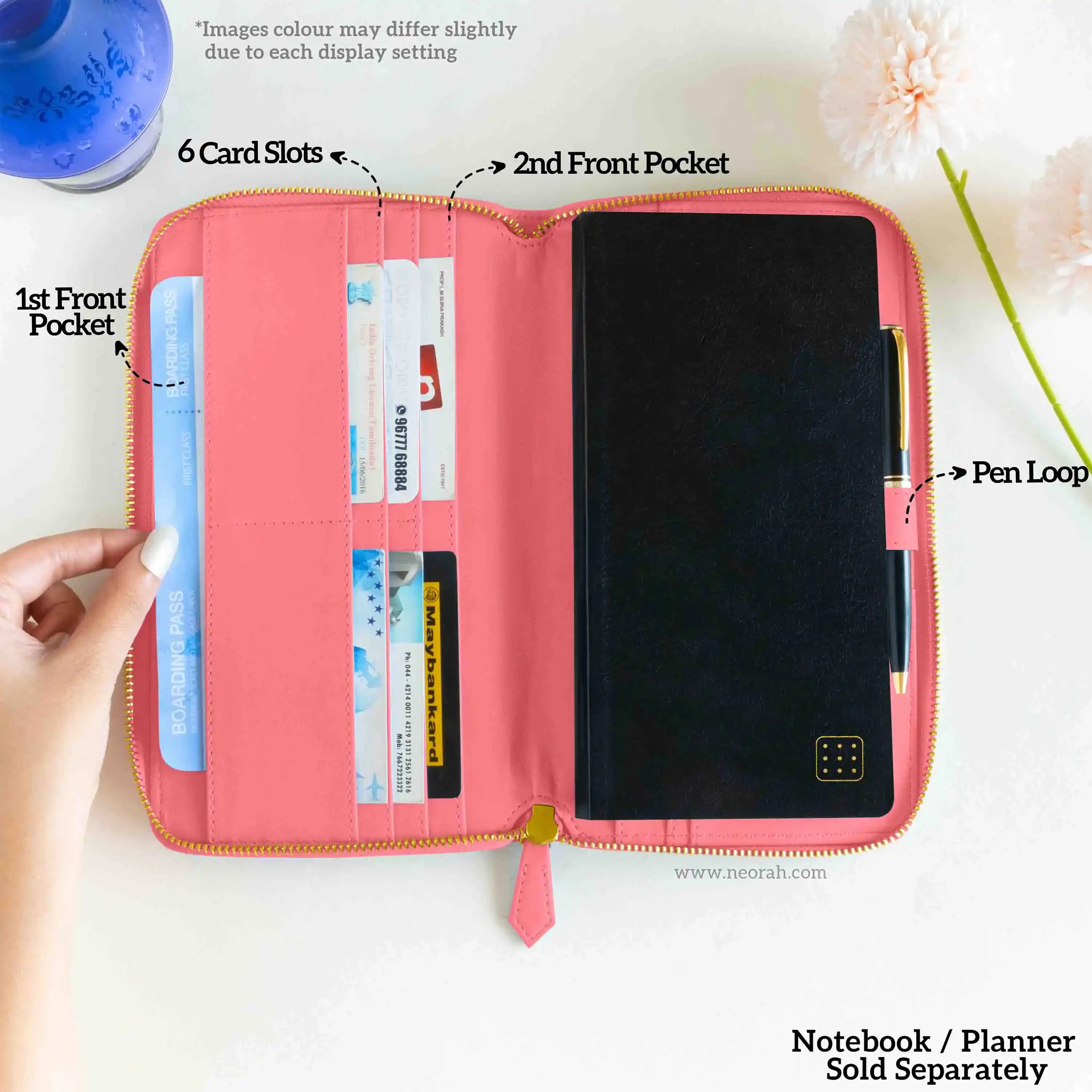 PETITE - REFILLABLE QUILTED ORGANISER SLEEVE - ZIP - Image 158
