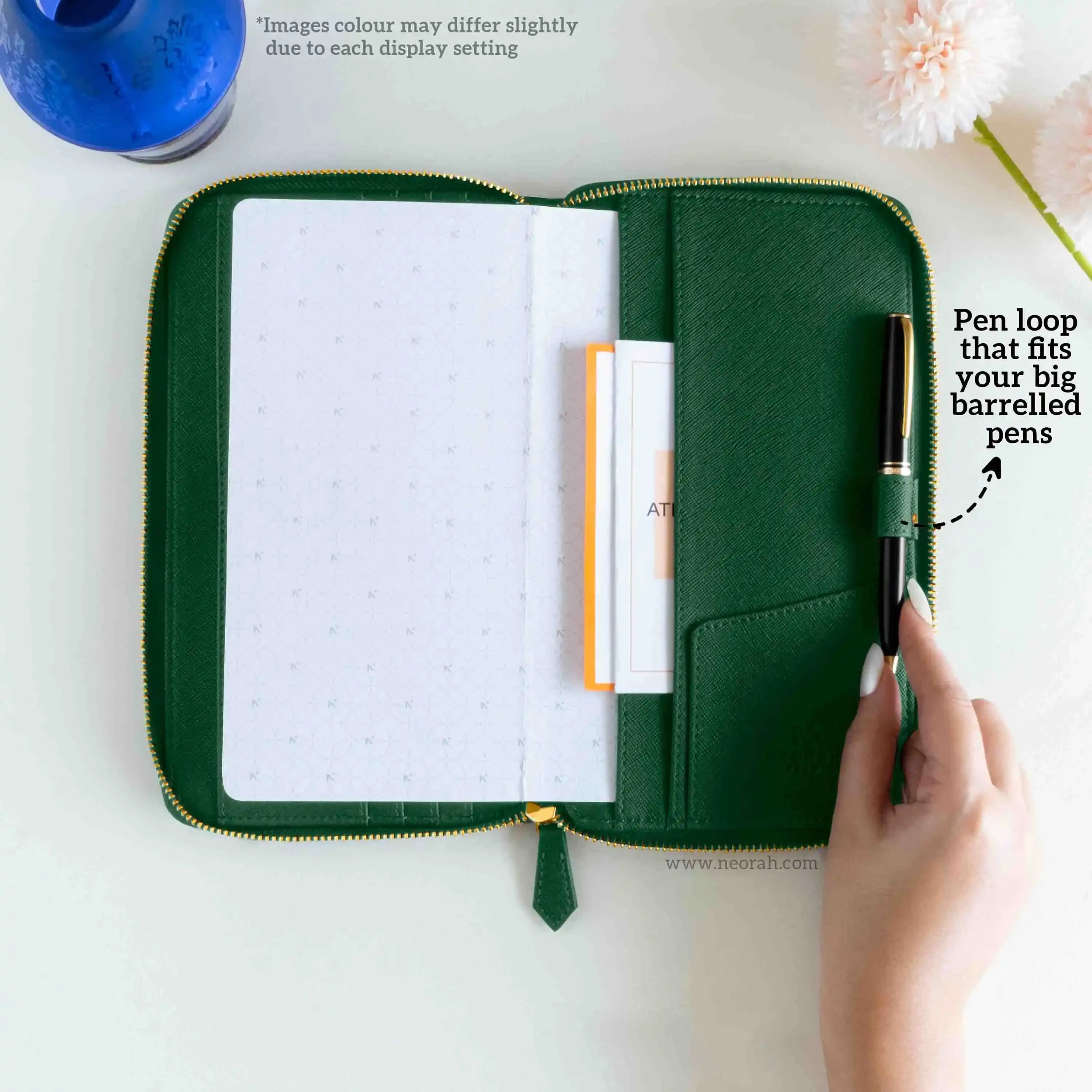 PETITE - REFILLABLE QUILTED ORGANISER SLEEVE - ZIP - Image 16