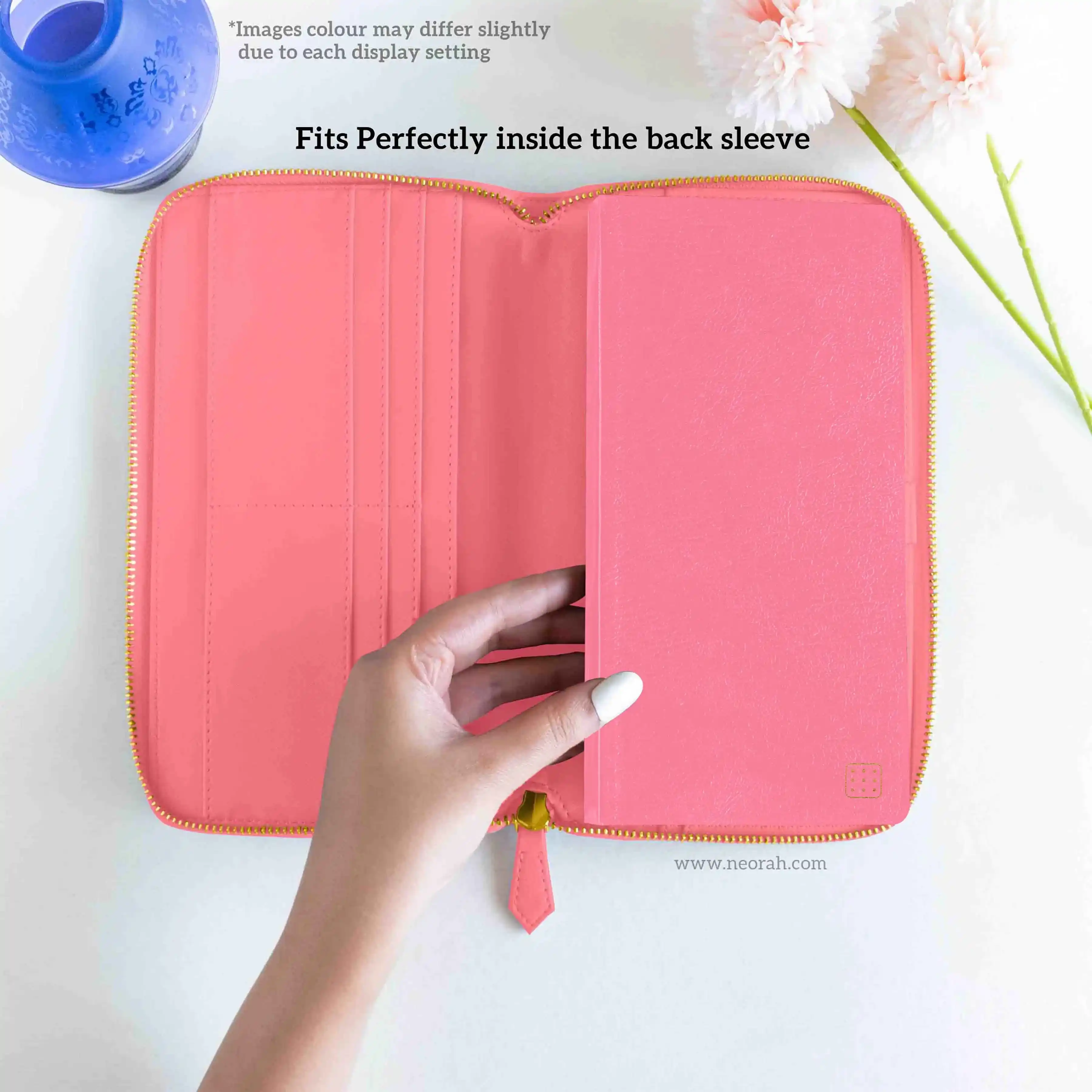 PETITE - REFILLABLE QUILTED ORGANISER SLEEVE - ZIP - Image 168
