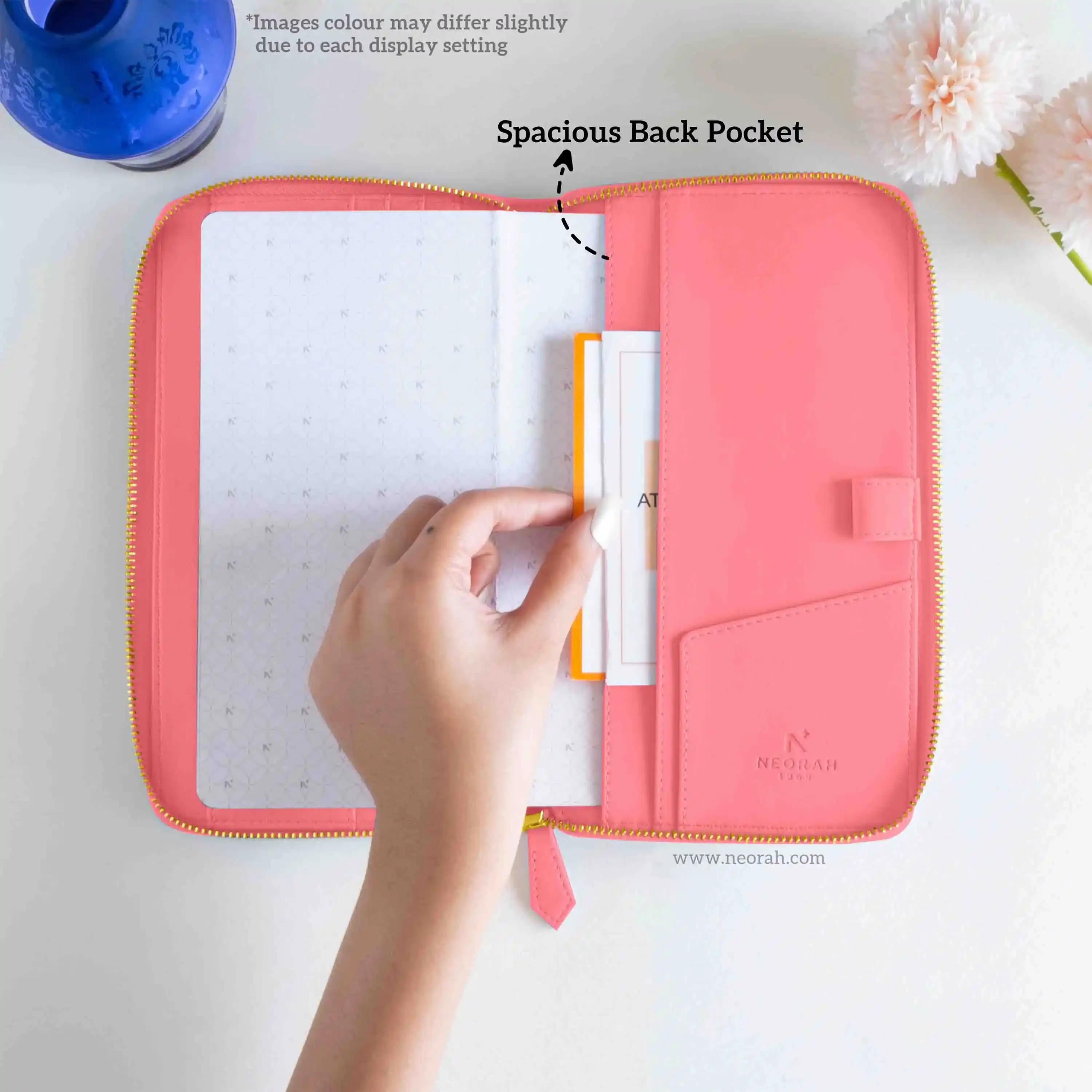 PETITE - REFILLABLE QUILTED ORGANISER SLEEVE - ZIP - Image 172