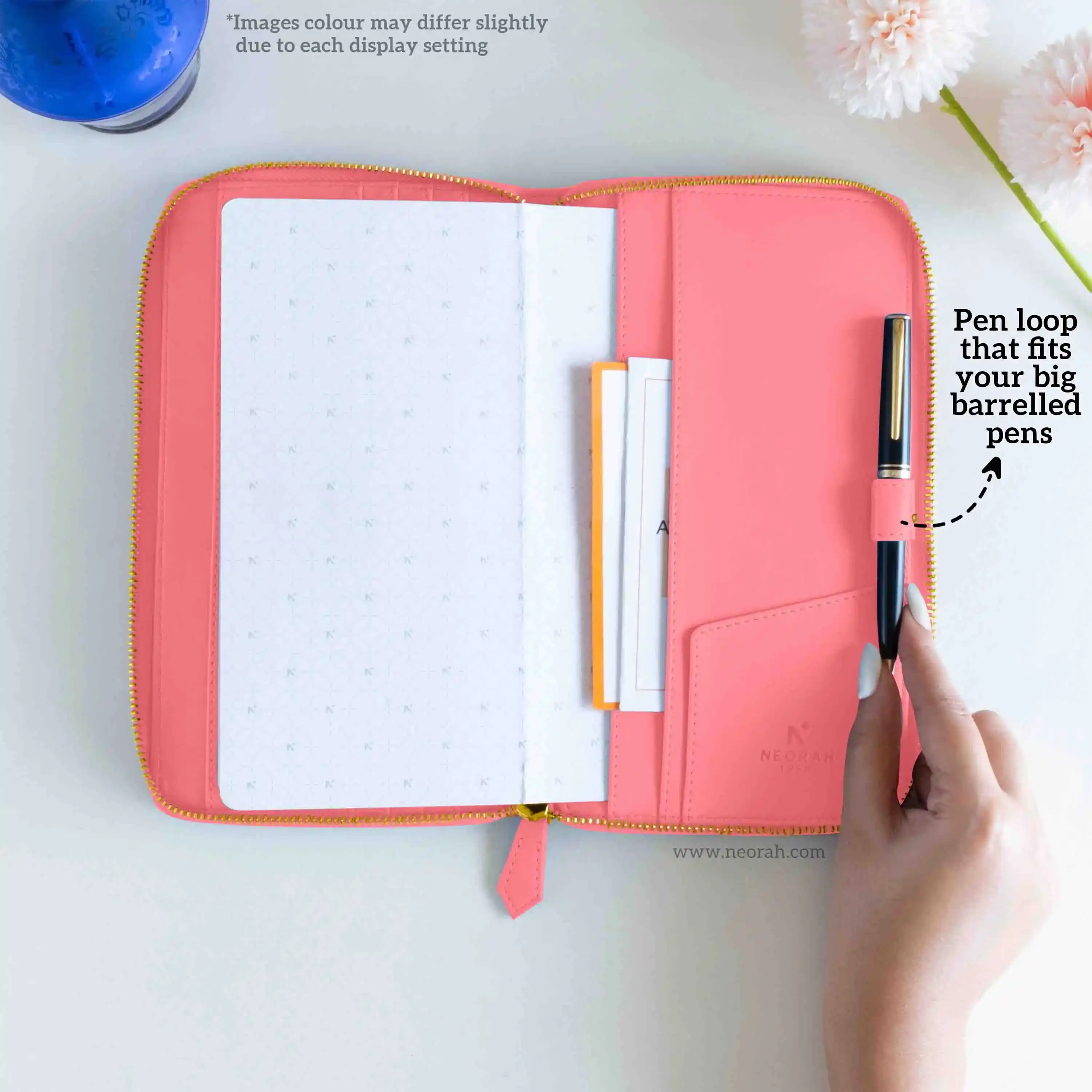 PETITE - REFILLABLE QUILTED ORGANISER SLEEVE - ZIP - Image 173
