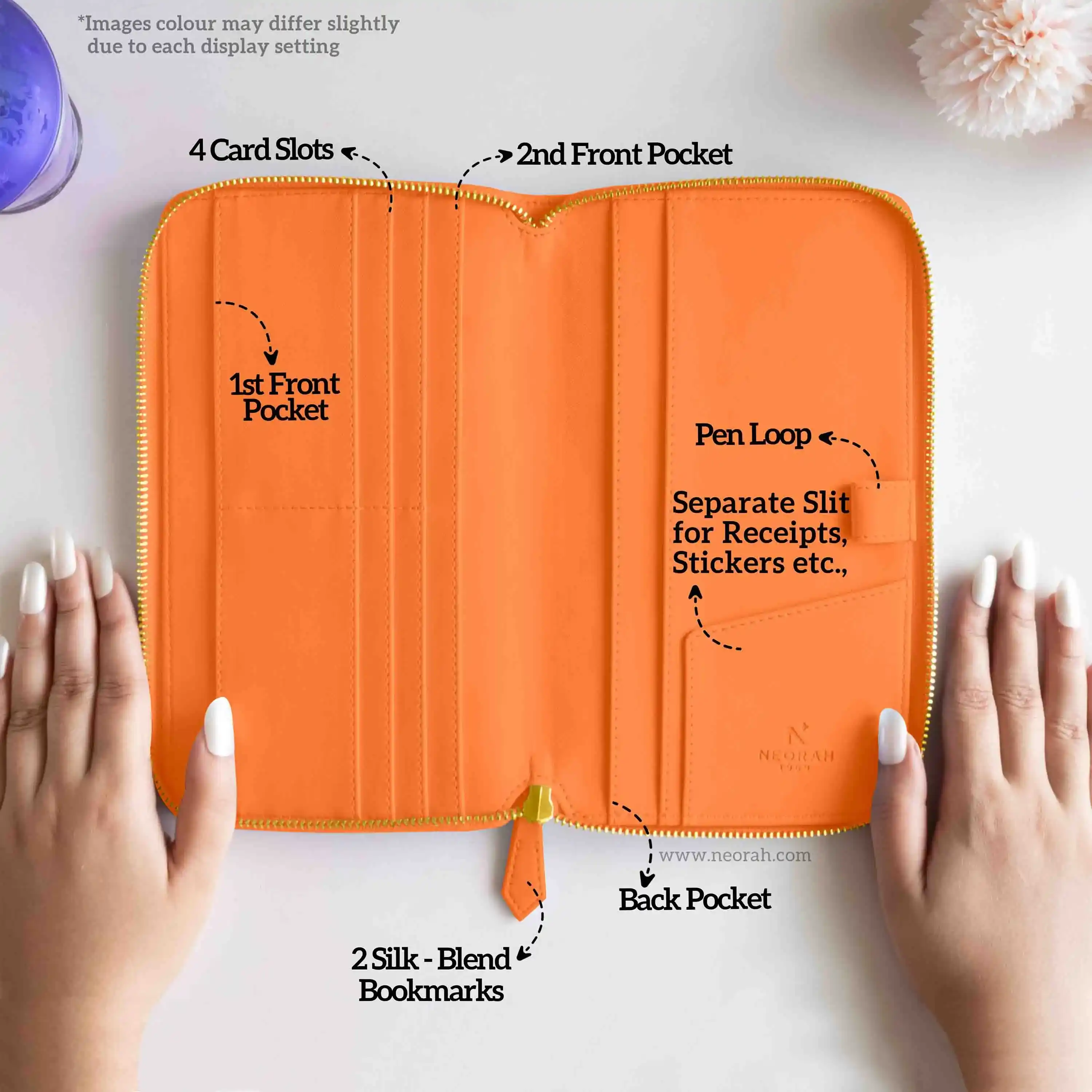 PETITE - REFILLABLE QUILTED ORGANISER SLEEVE - ZIP - Image 175