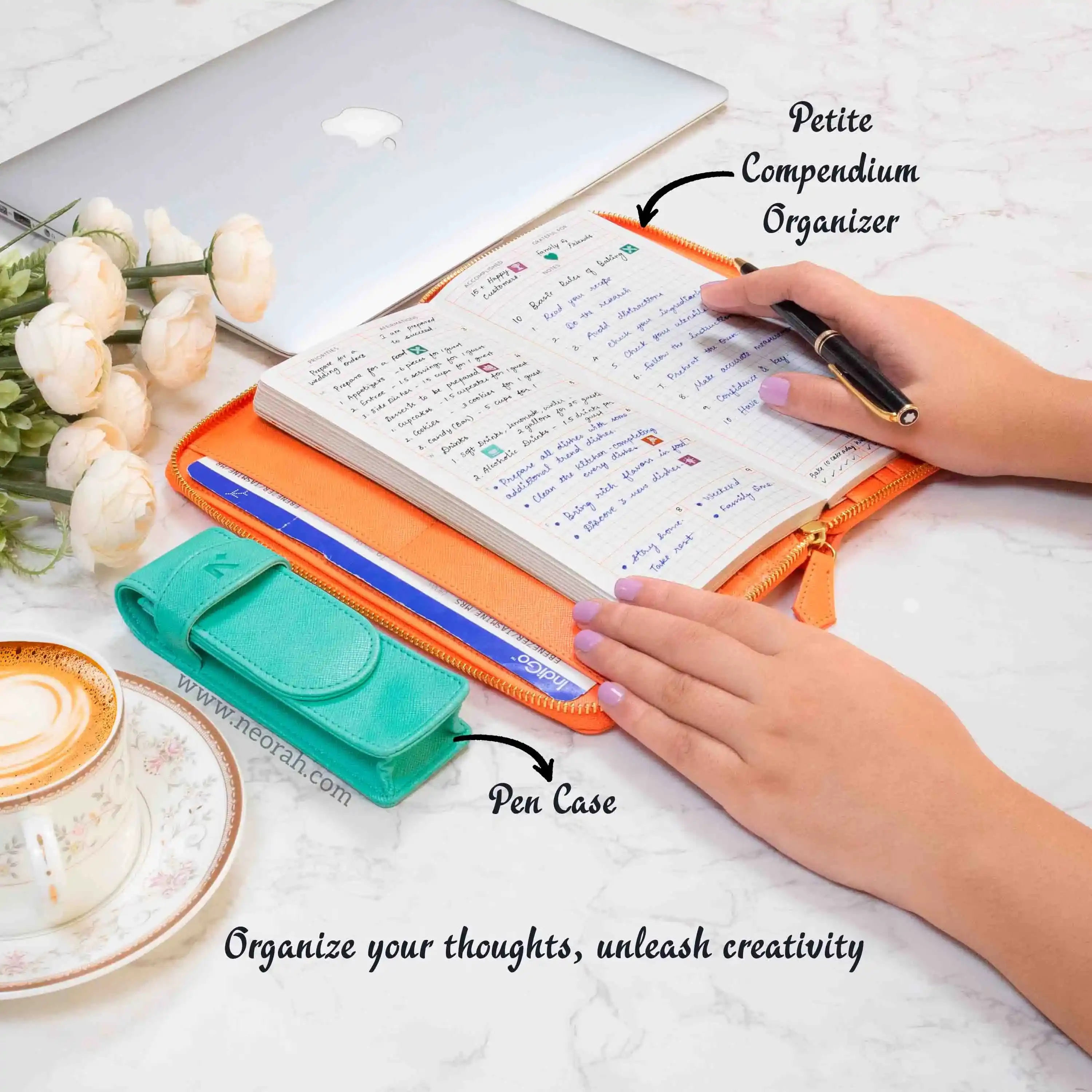 PETITE - REFILLABLE QUILTED ORGANISER SLEEVE - ZIP - Image 176