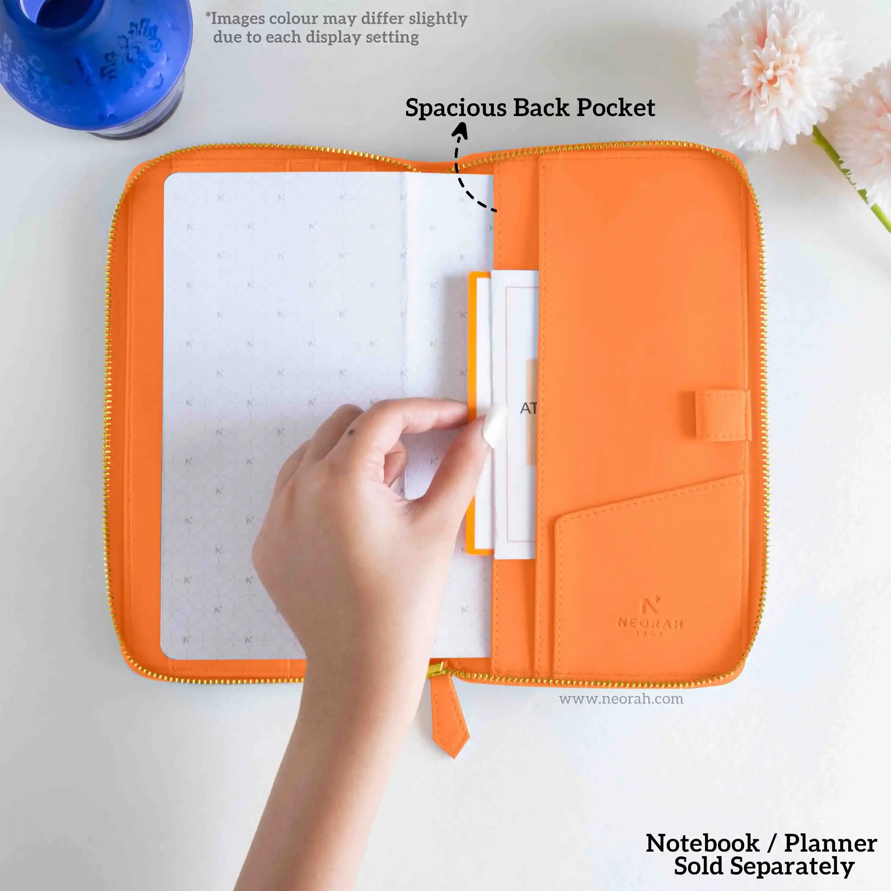 PETITE - REFILLABLE QUILTED ORGANISER SLEEVE - ZIP - Image 181