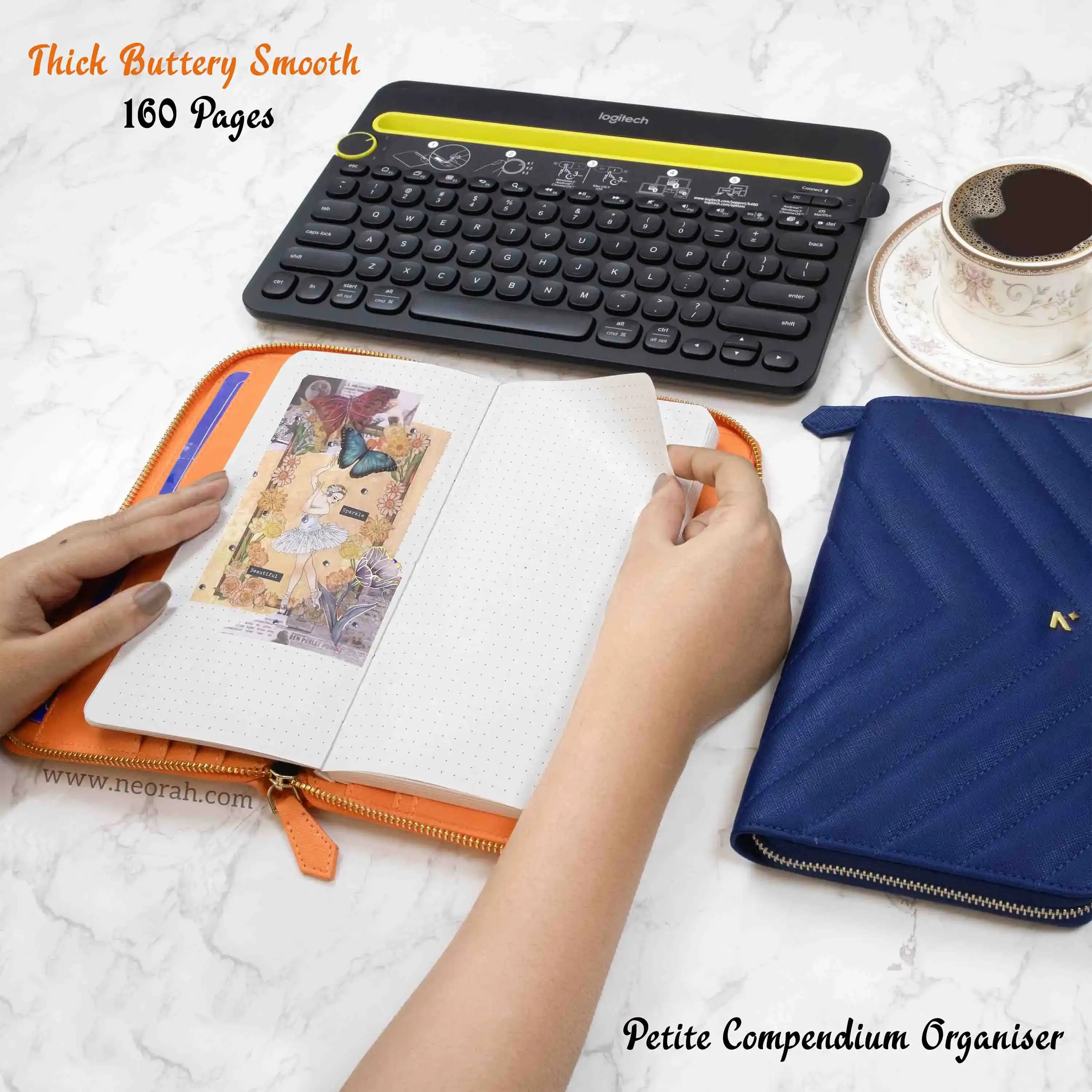 PETITE - REFILLABLE QUILTED ORGANISER SLEEVE - ZIP - Image 186