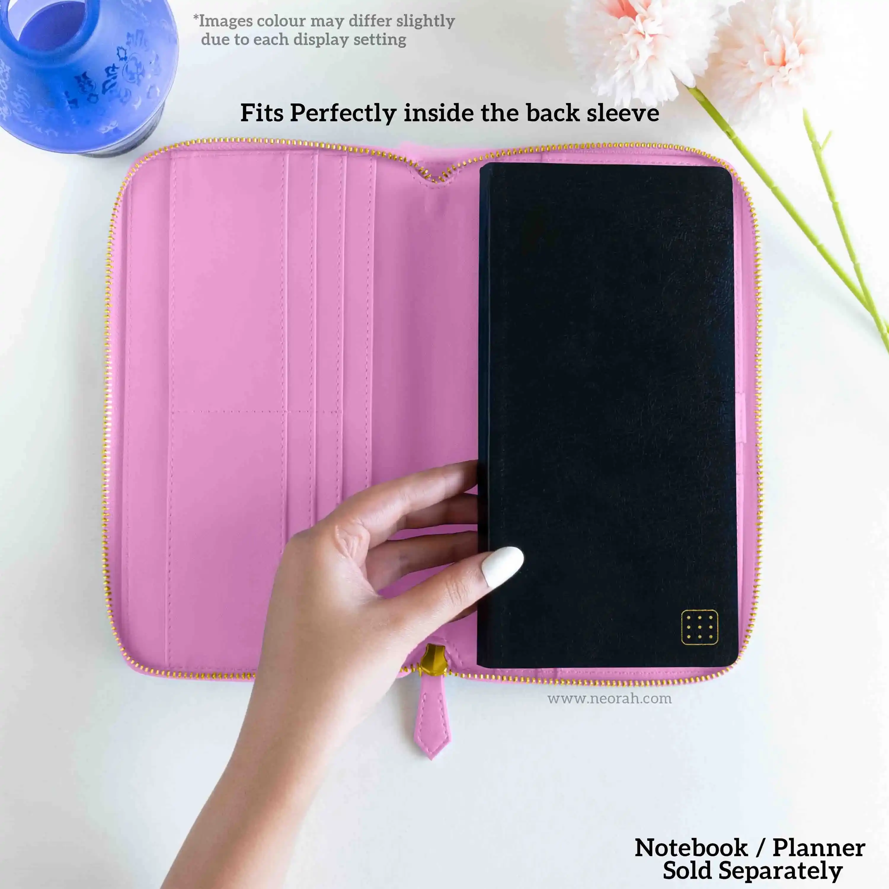 PETITE - REFILLABLE QUILTED ORGANISER SLEEVE - ZIP - Image 197