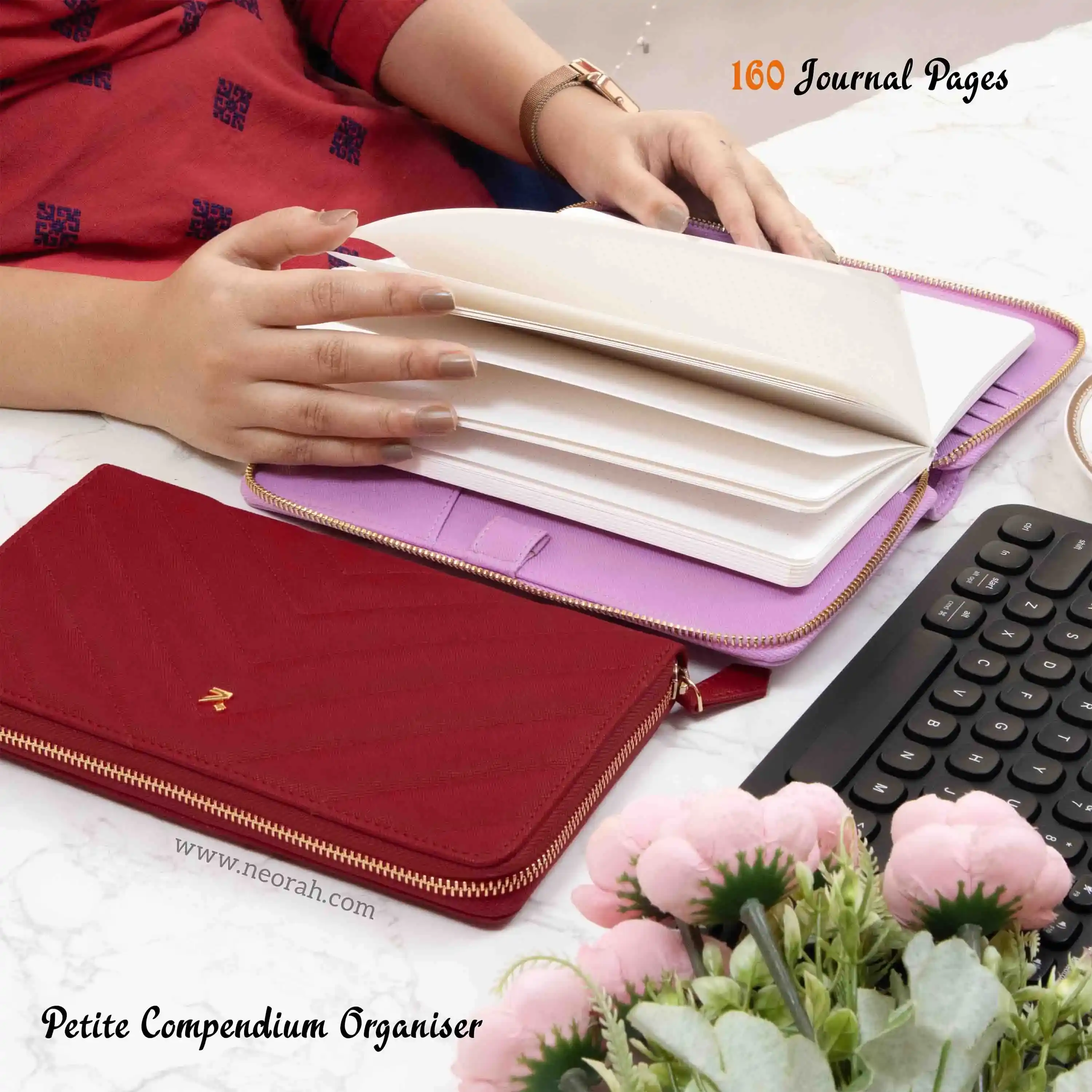 PETITE - REFILLABLE QUILTED ORGANISER SLEEVE - ZIP - Image 198