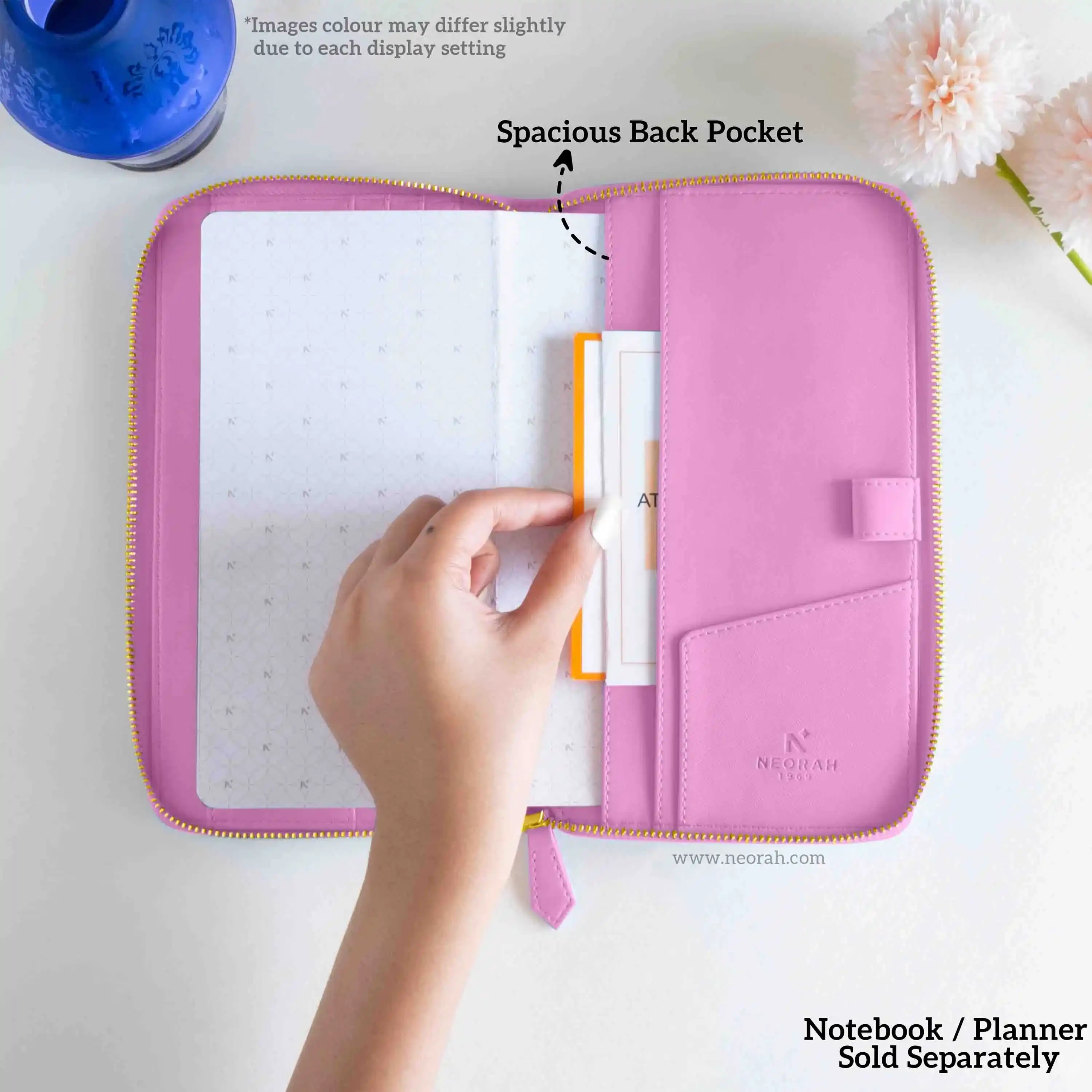 PETITE - REFILLABLE QUILTED ORGANISER SLEEVE - ZIP - Image 202