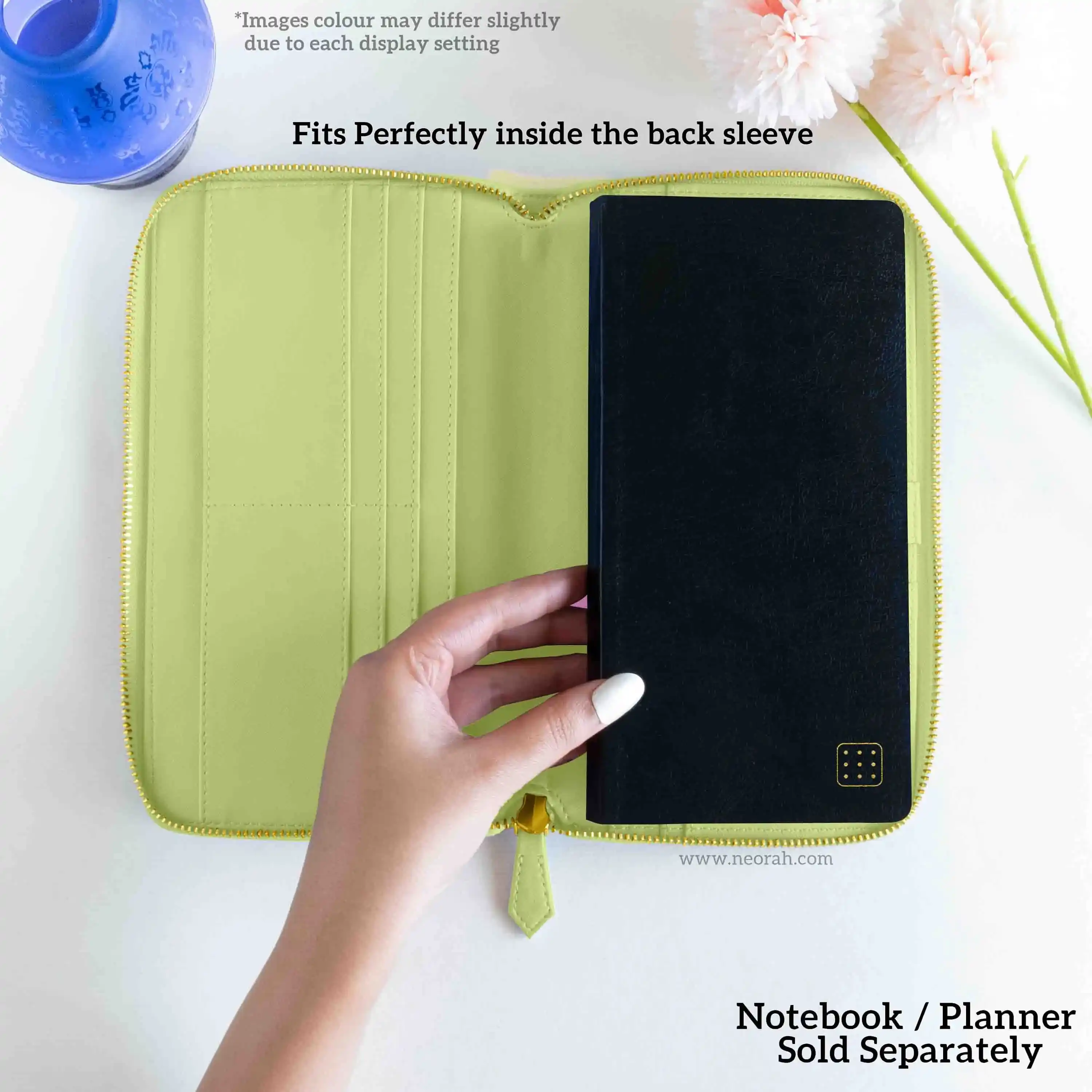 PETITE - REFILLABLE QUILTED ORGANISER SLEEVE - ZIP - Image 21