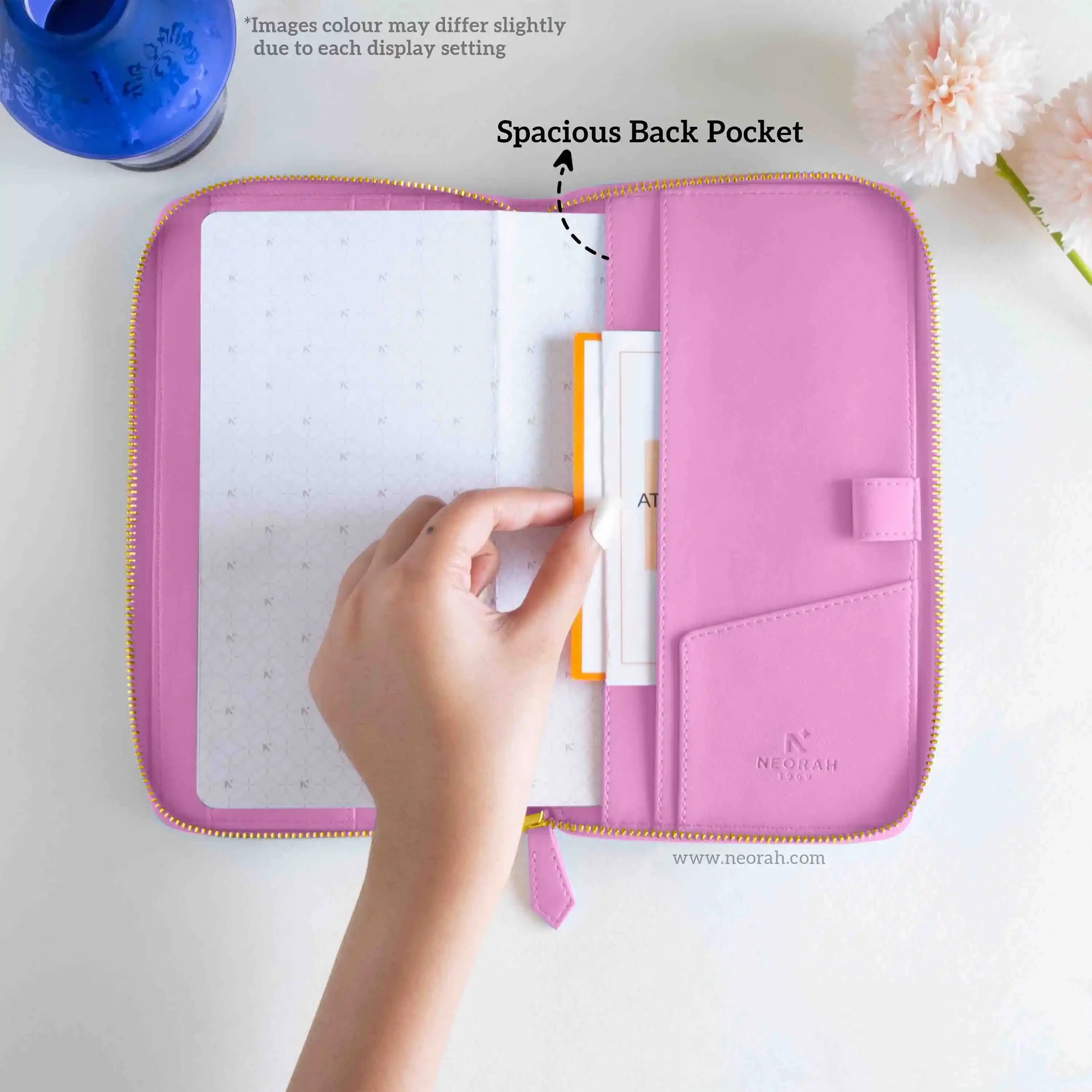 PETITE - REFILLABLE QUILTED ORGANISER SLEEVE - ZIP - Image 210