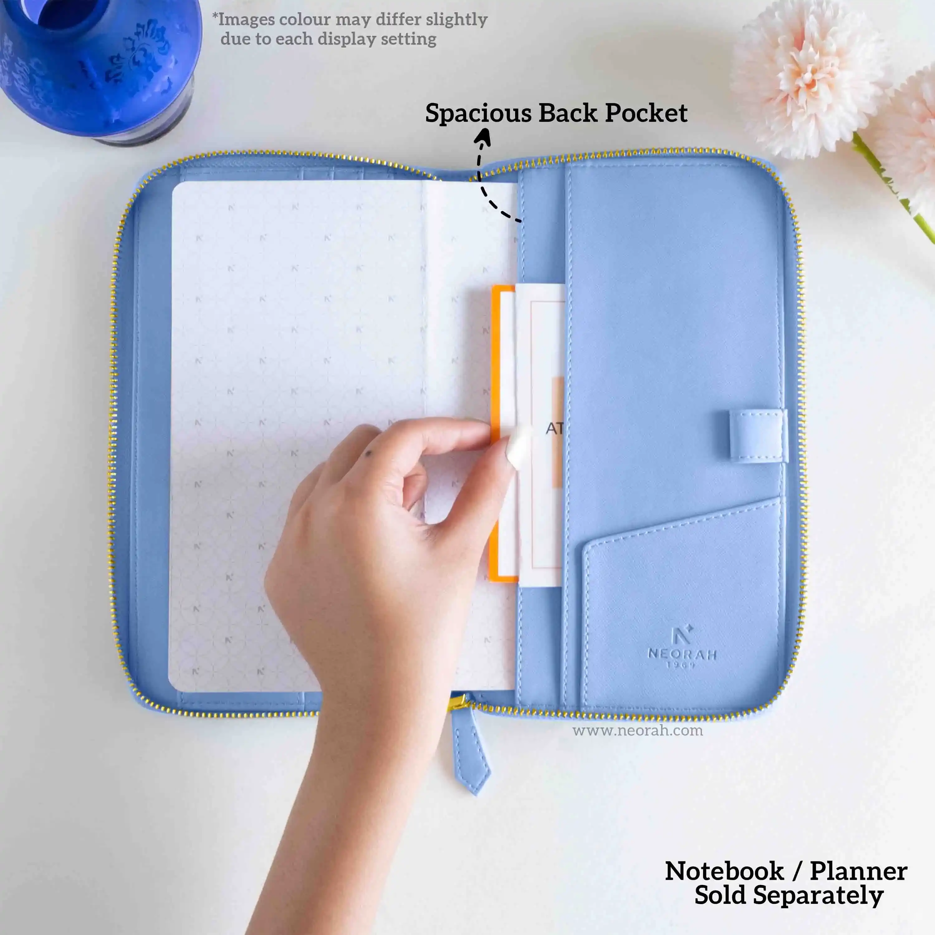 PETITE - REFILLABLE QUILTED ORGANISER SLEEVE - ZIP - Image 218