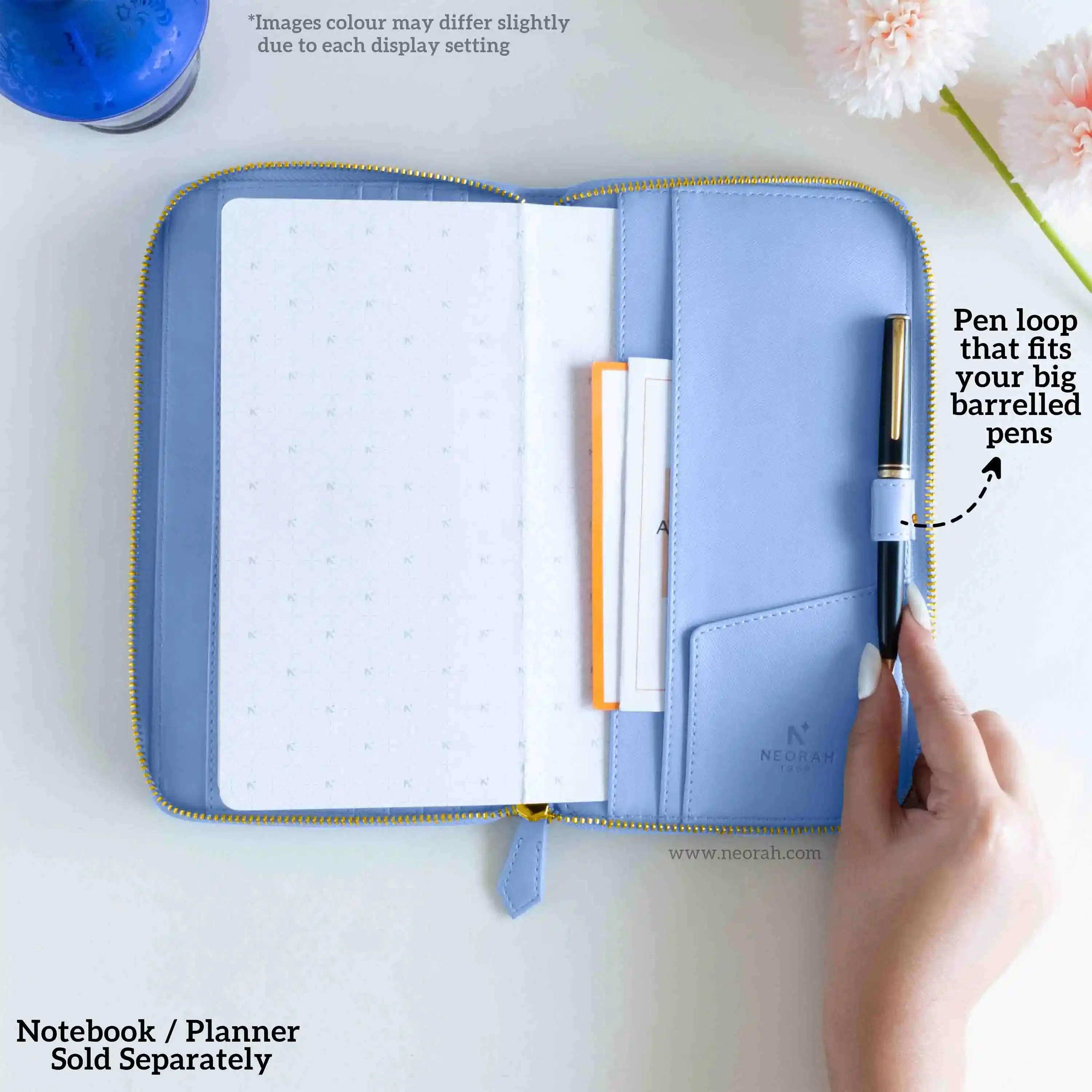 PETITE - REFILLABLE QUILTED ORGANISER SLEEVE - ZIP - Image 219