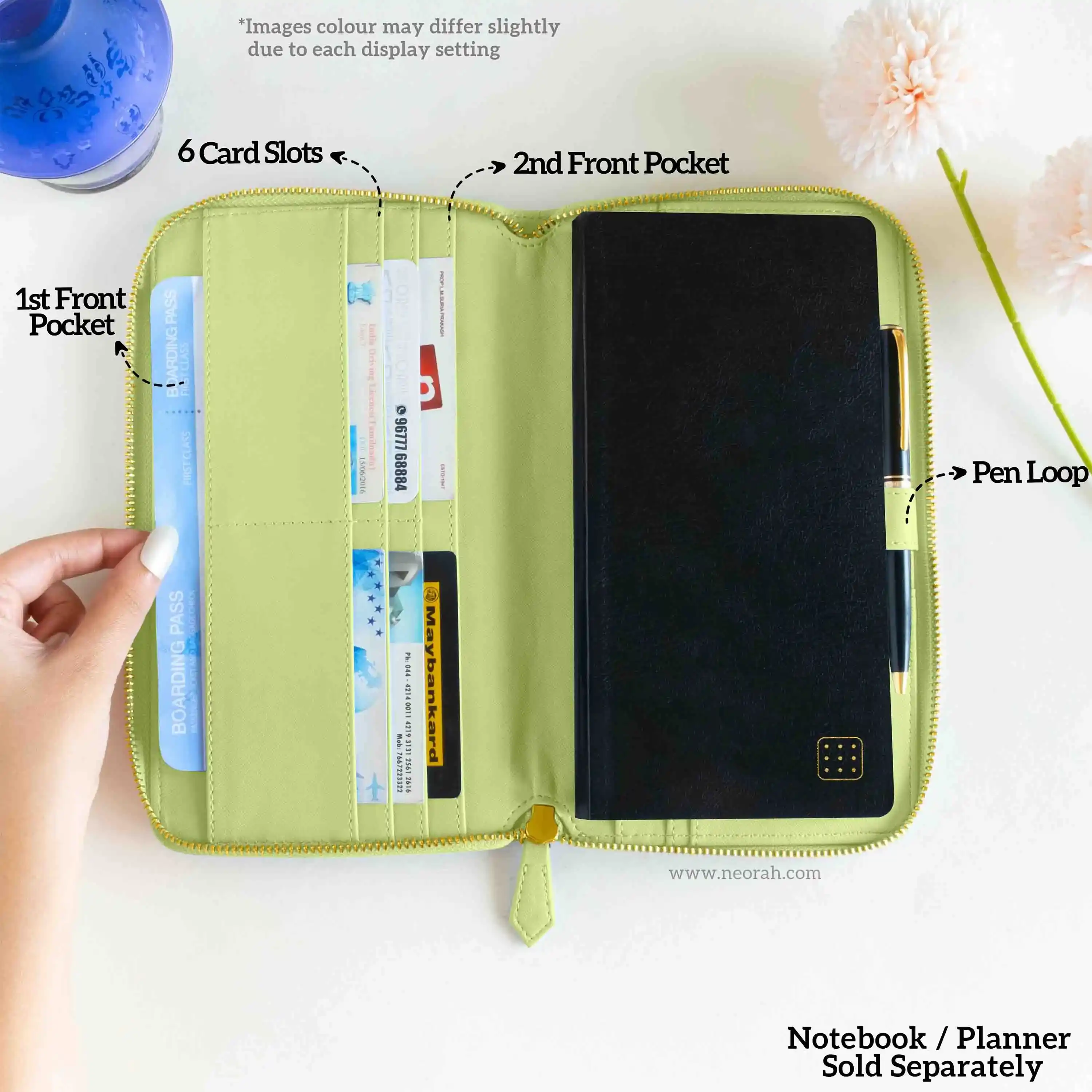 PETITE - REFILLABLE QUILTED ORGANISER SLEEVE - ZIP - Image 22