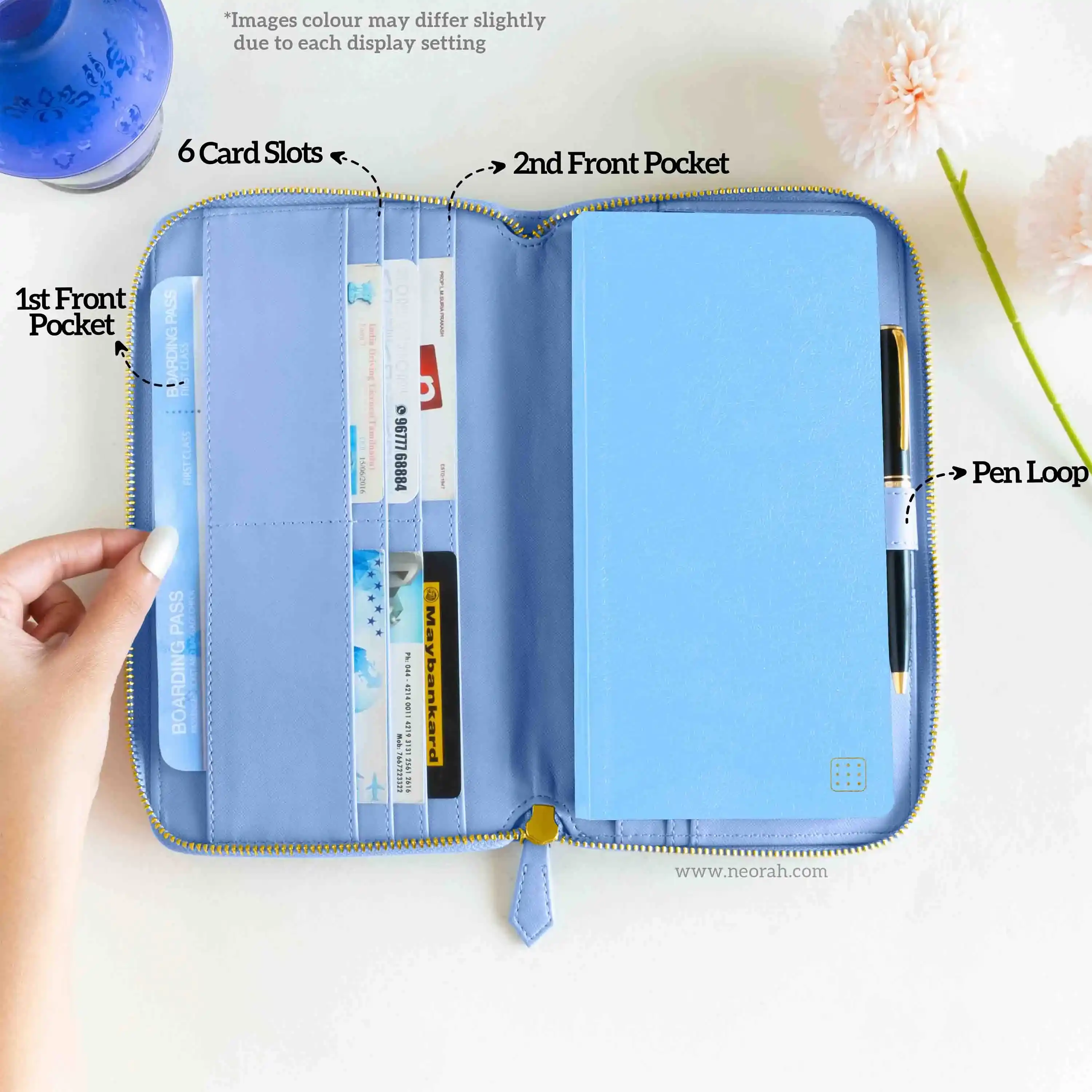 PETITE - REFILLABLE QUILTED ORGANISER SLEEVE - ZIP - Image 221