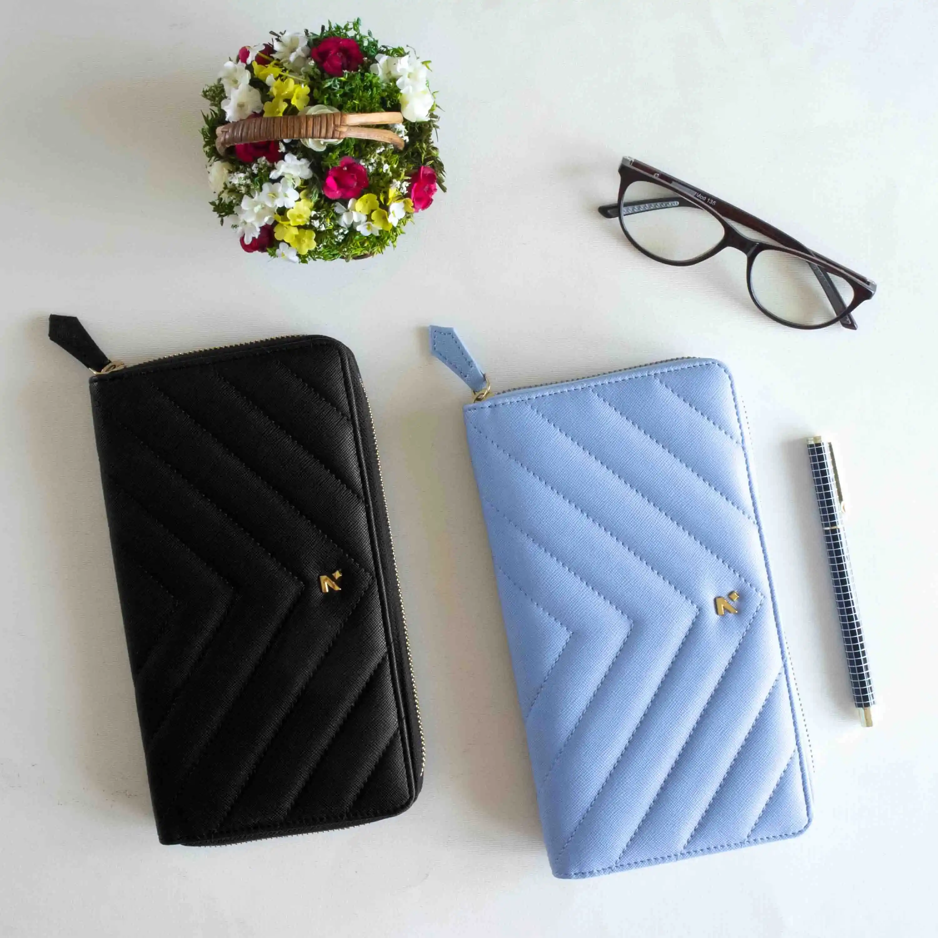 PETITE - REFILLABLE QUILTED ORGANISER SLEEVE - ZIP - Image 226