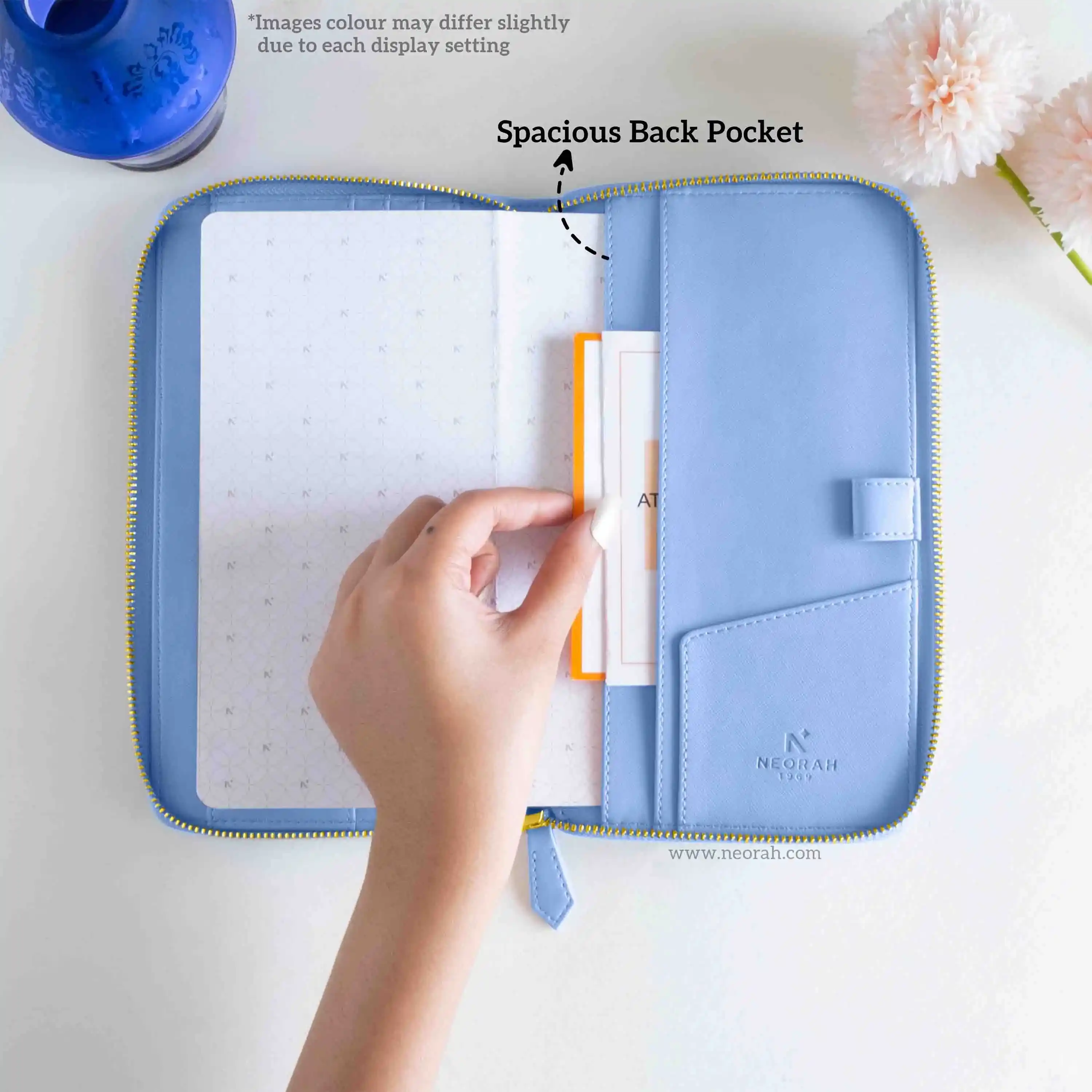 PETITE - REFILLABLE QUILTED ORGANISER SLEEVE - ZIP - Image 228