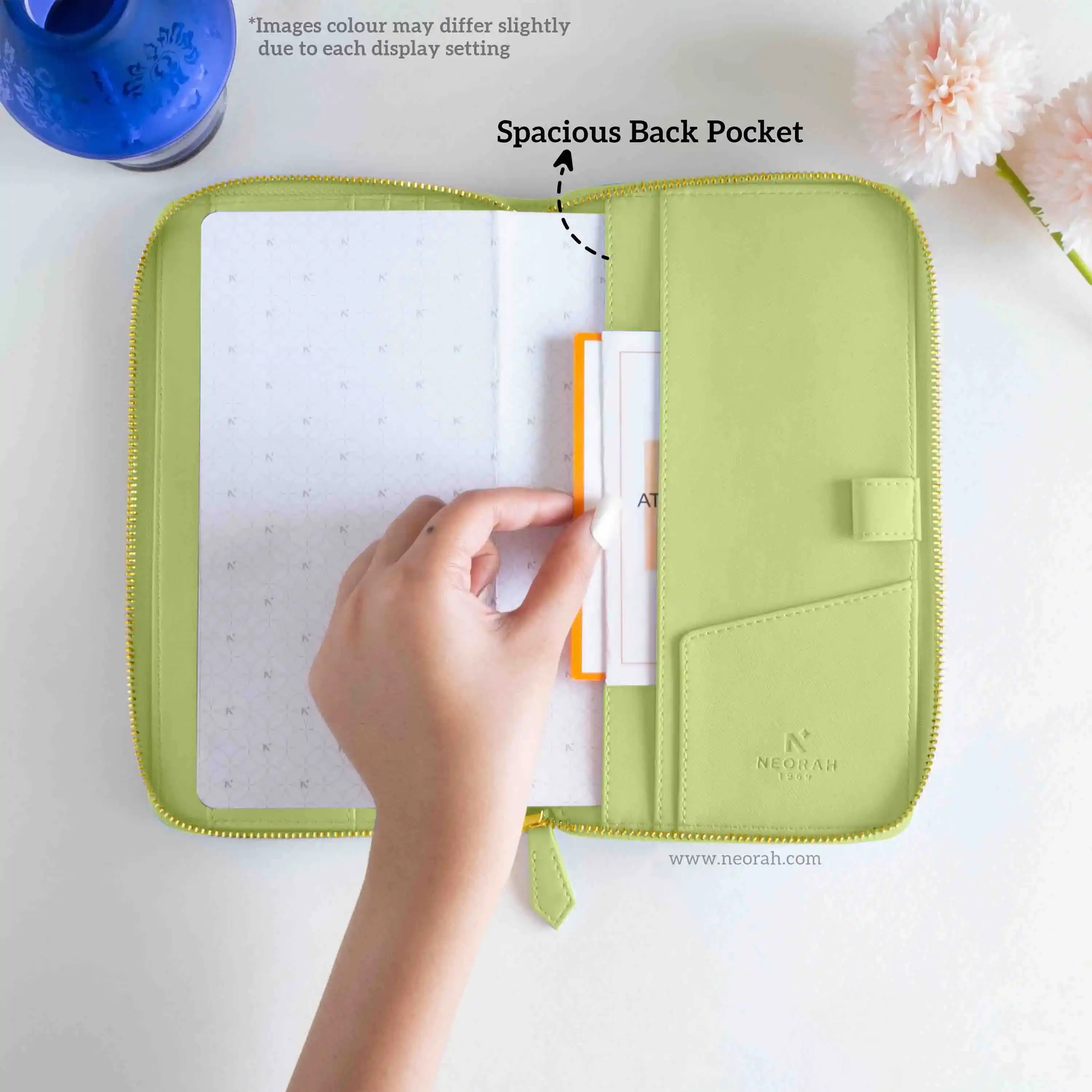 PETITE - REFILLABLE QUILTED ORGANISER SLEEVE - ZIP - Image 33