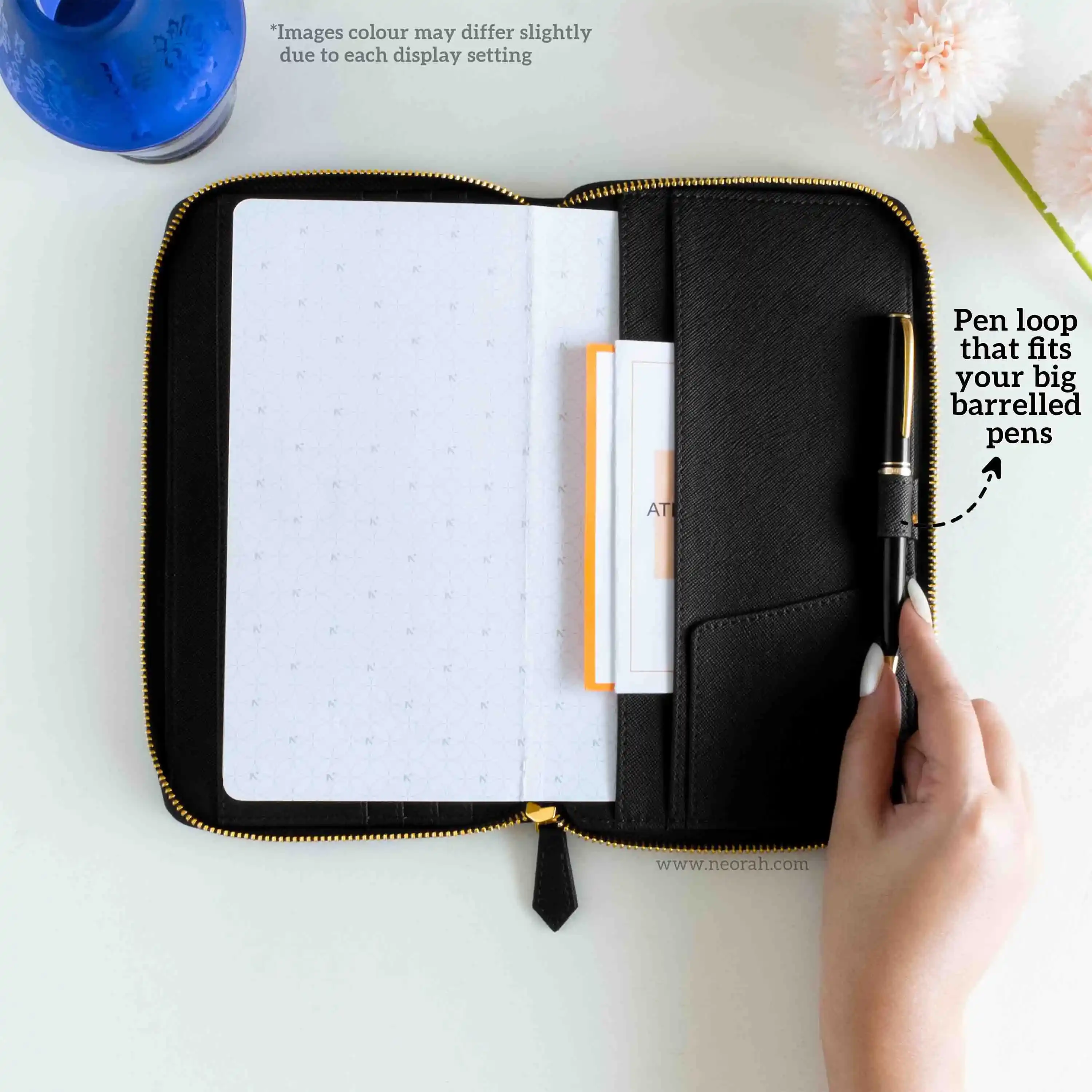 PETITE - REFILLABLE QUILTED ORGANISER SLEEVE - ZIP - Image 53