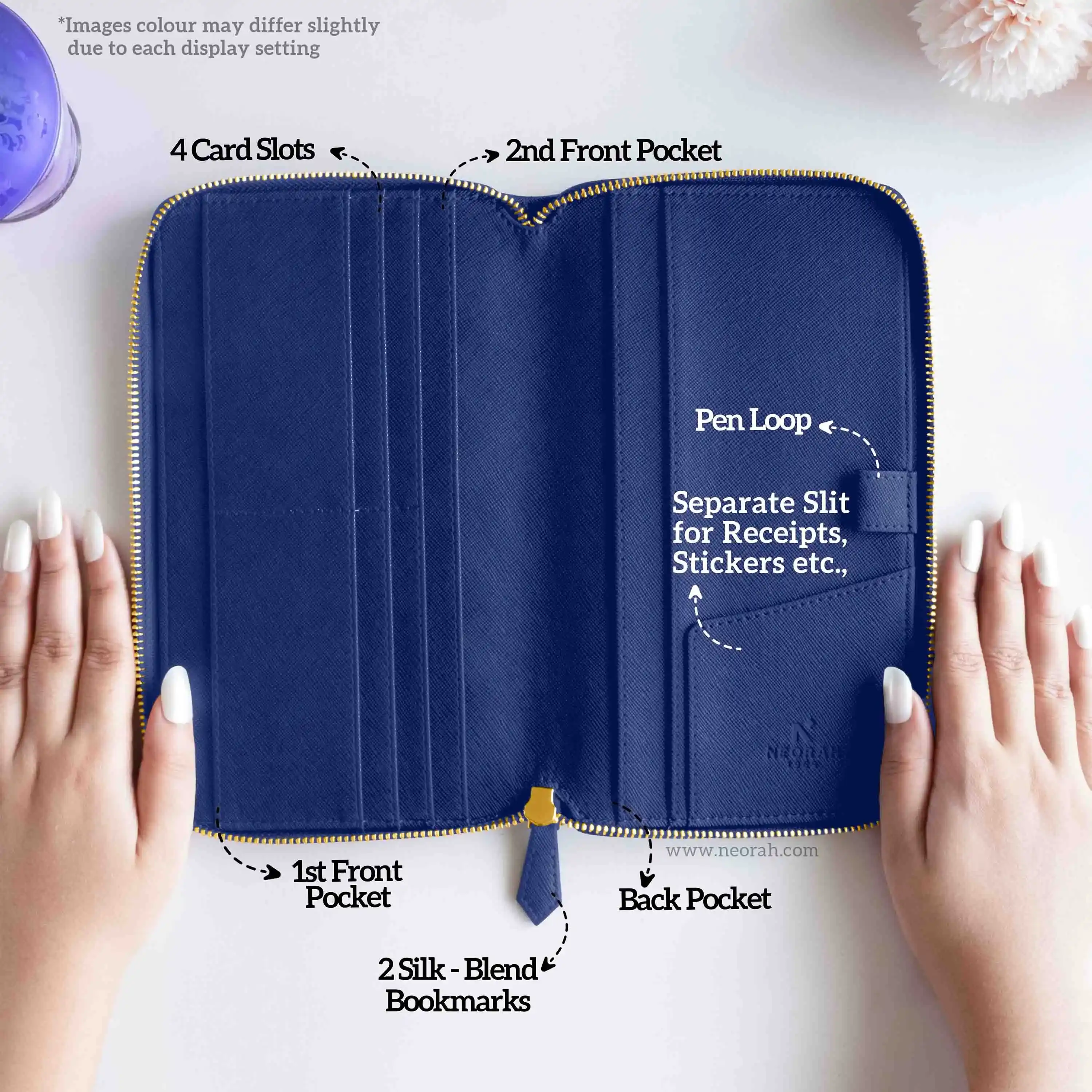 PETITE - REFILLABLE QUILTED ORGANISER SLEEVE - ZIP - Image 67