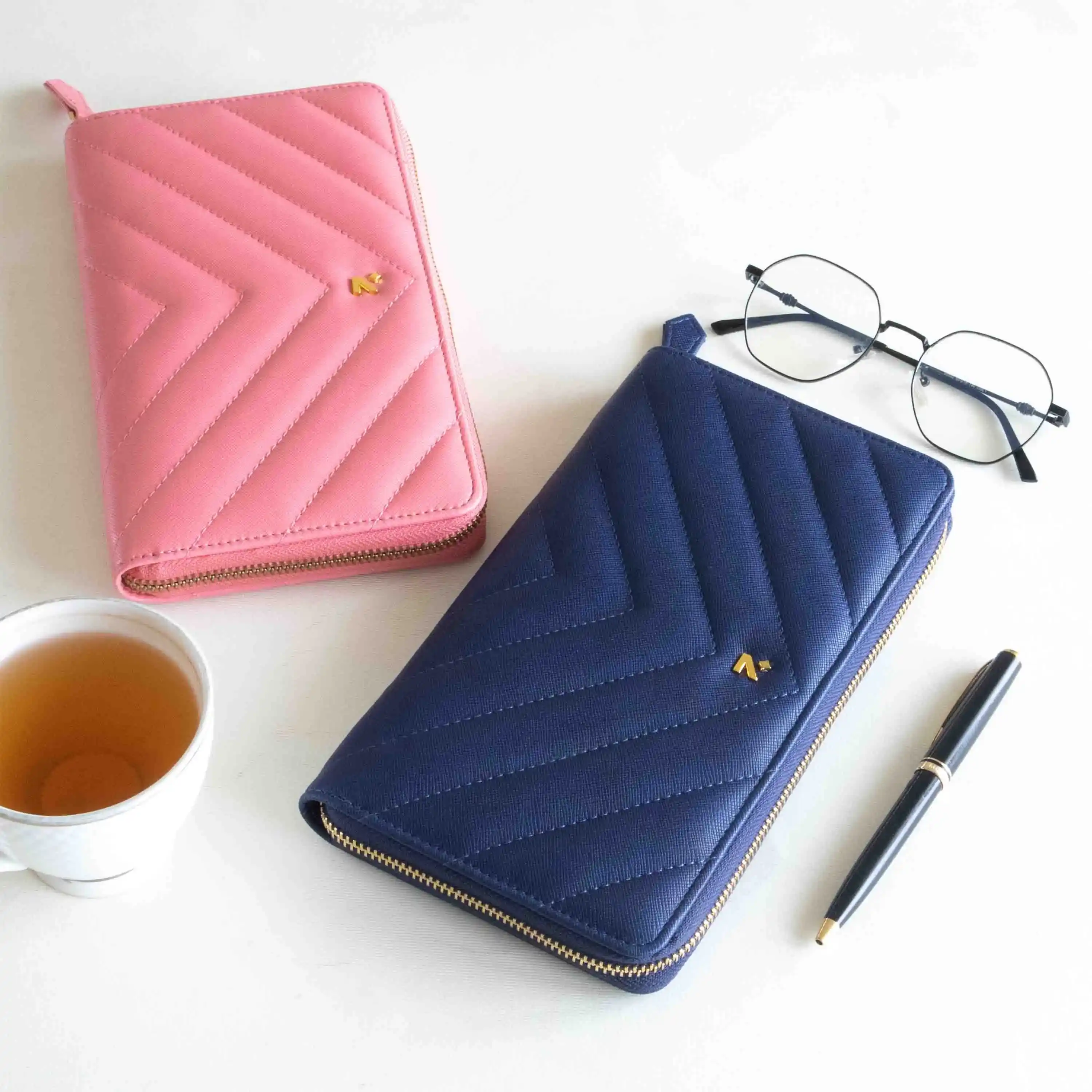 PETITE - REFILLABLE QUILTED ORGANISER SLEEVE - ZIP - Image 78