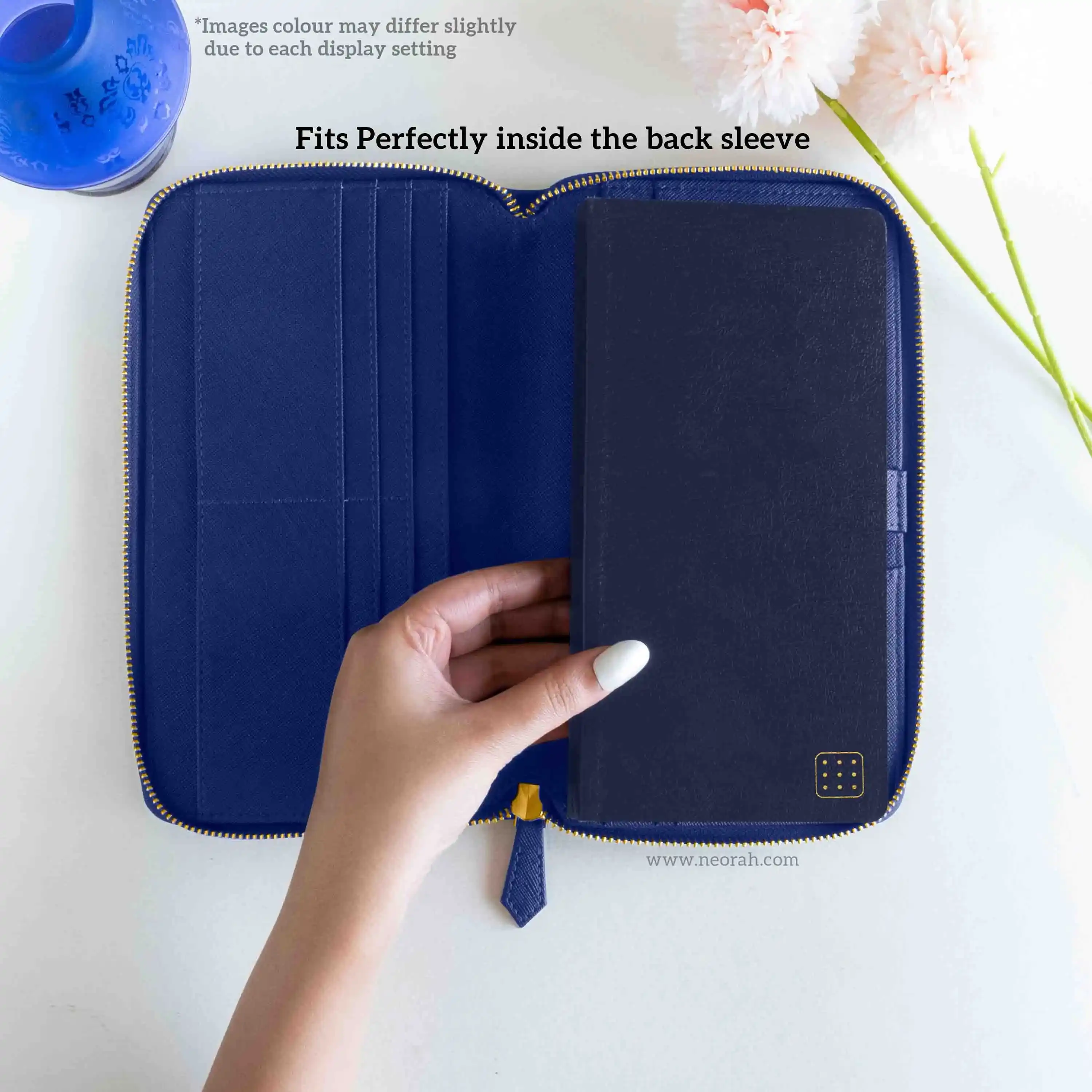 PETITE - REFILLABLE QUILTED ORGANISER SLEEVE - ZIP - Image 83
