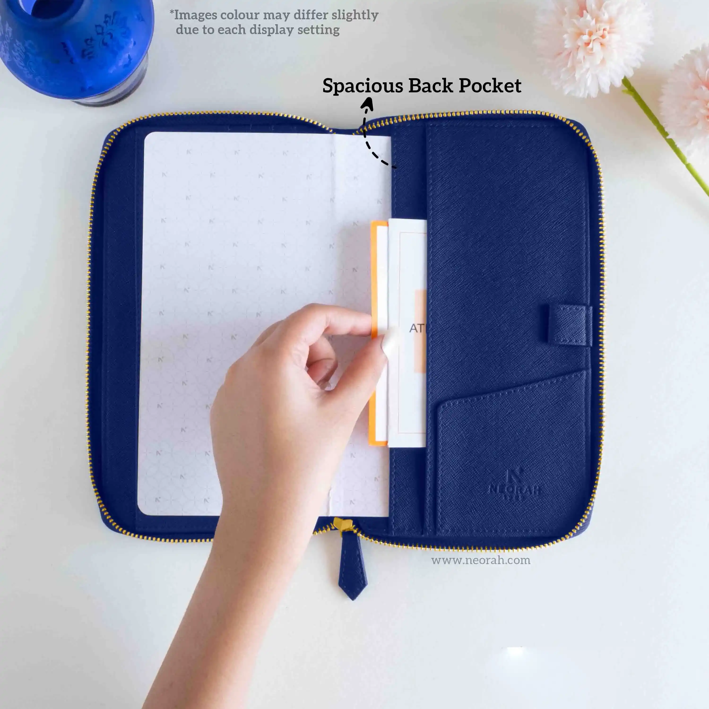 PETITE - REFILLABLE QUILTED ORGANISER SLEEVE - ZIP - Image 86