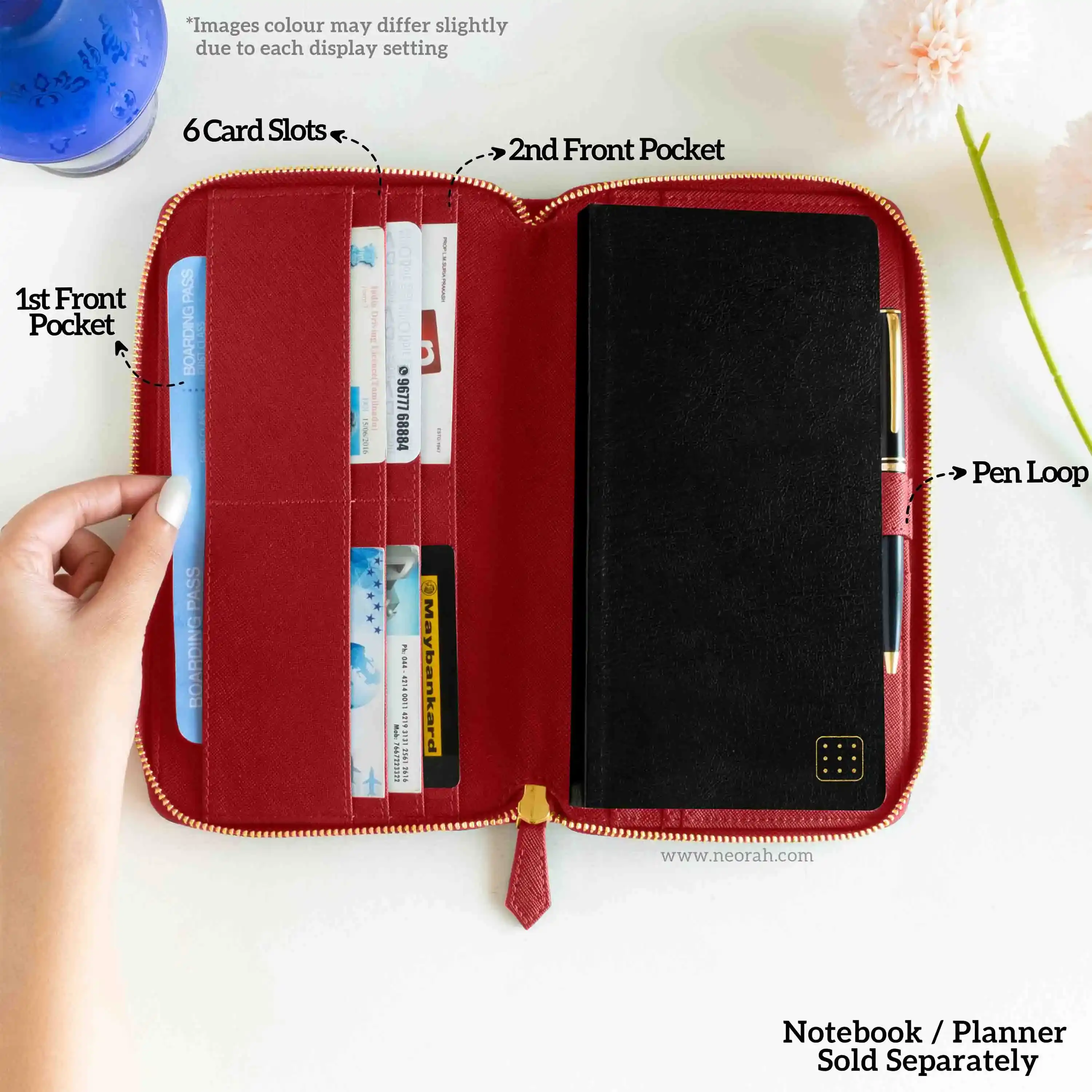 PETITE - REFILLABLE QUILTED ORGANISER SLEEVE - ZIP - Image 91
