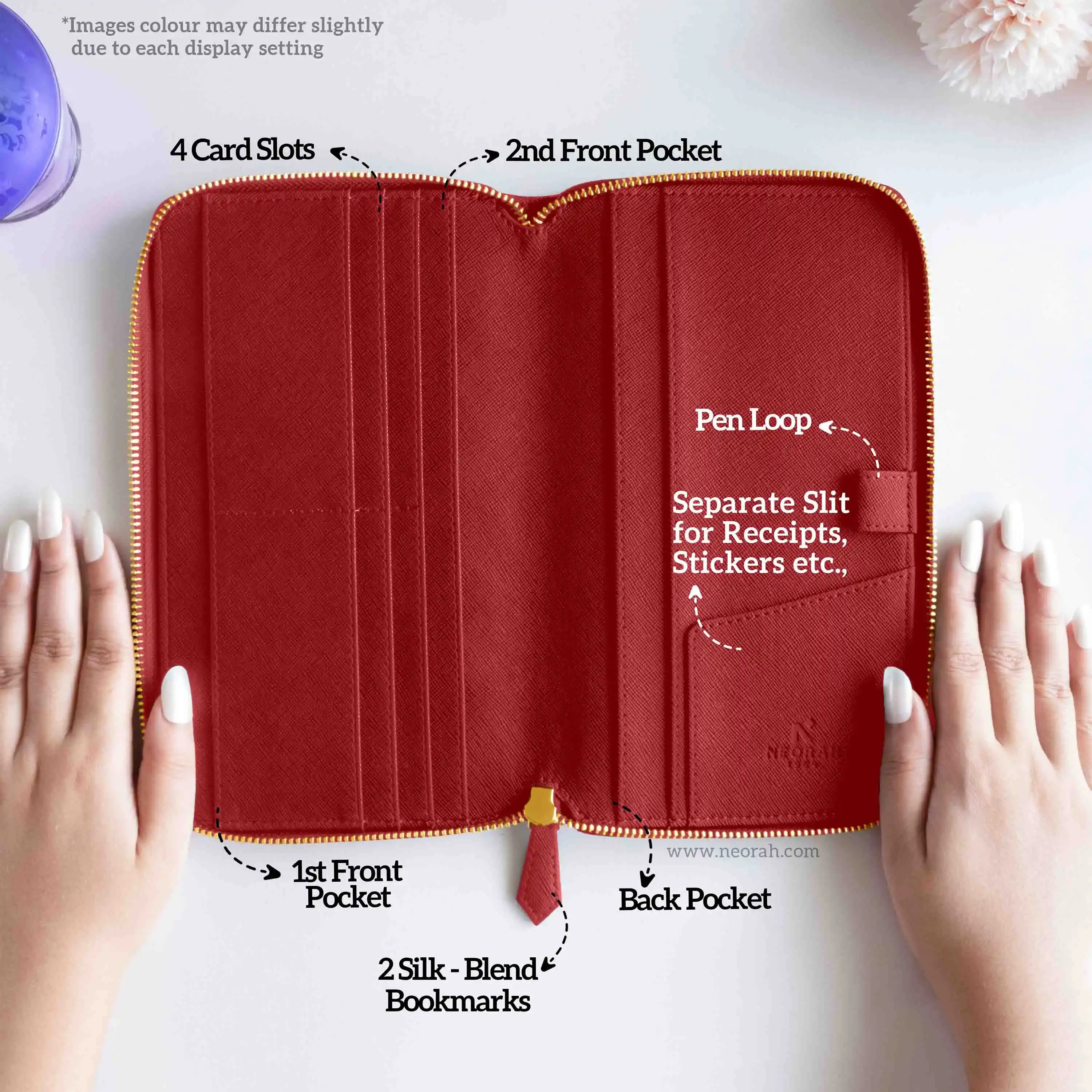 PETITE - REFILLABLE QUILTED ORGANISER SLEEVE - ZIP - Image 99