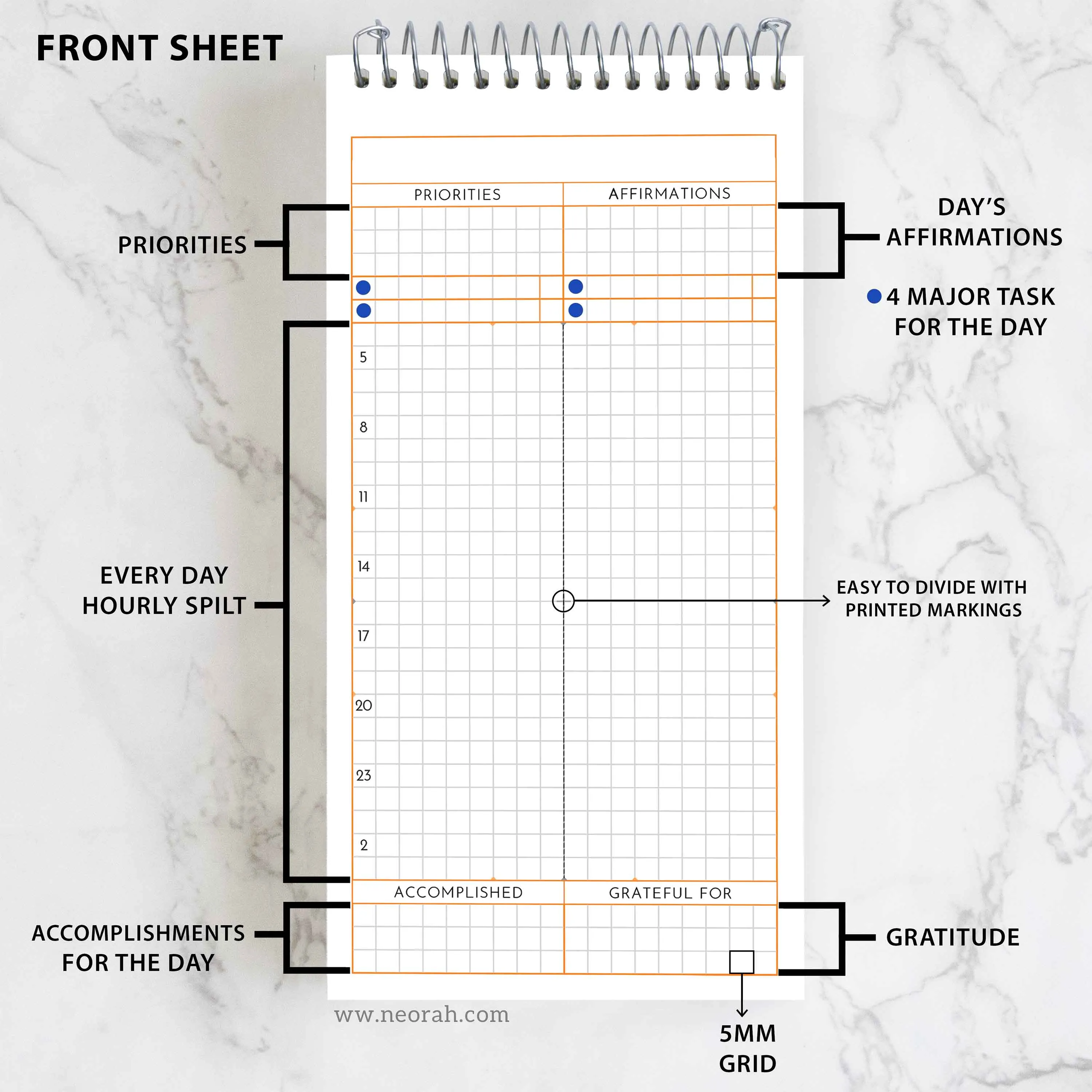 PETITE - UNDATED PLANNER- SOFT COVER - SPIRAL PAD - Image 79