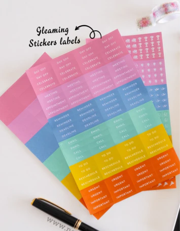 Journal / Planner Stickers - 3 Sheets - Image 15