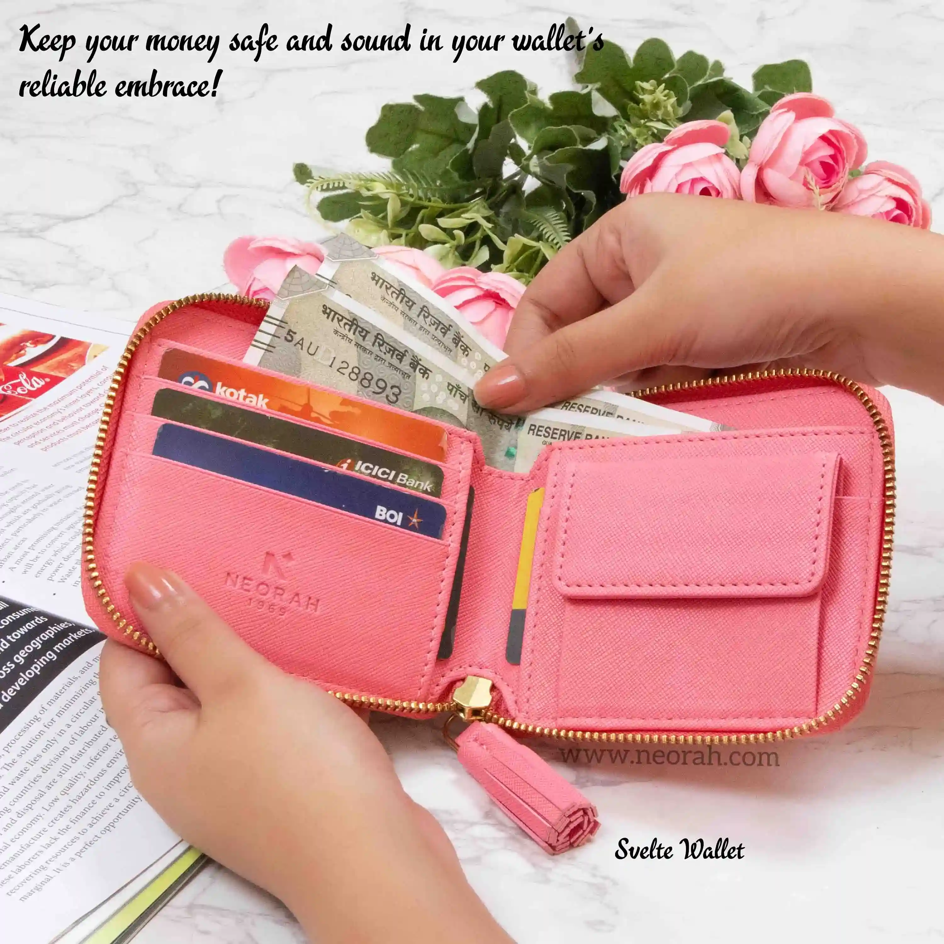 SVELTE – ZIPPER CARD & COIN POCKET WALLET - Image 12