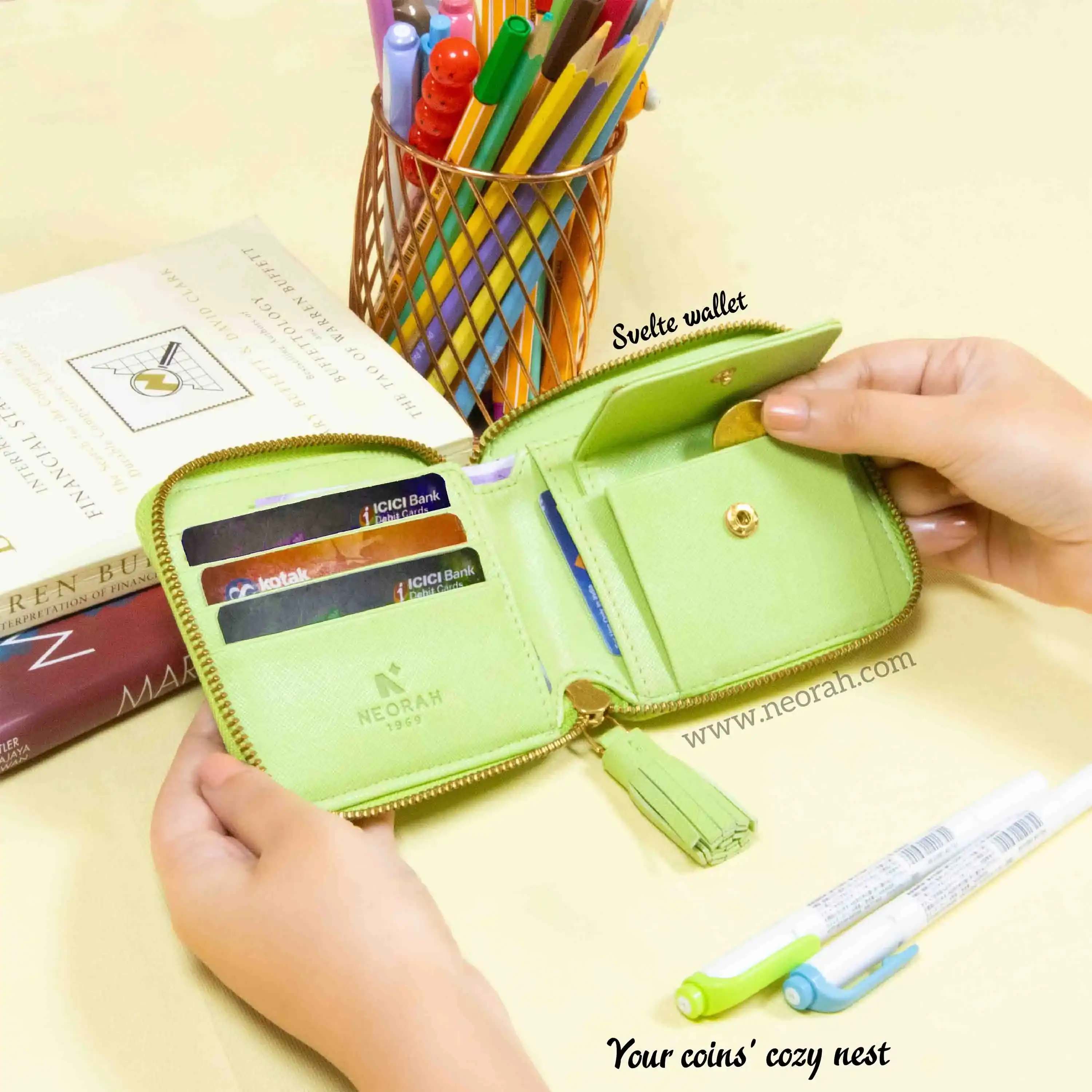 SVELTE – ZIPPER CARD & COIN POCKET WALLET - Image 37